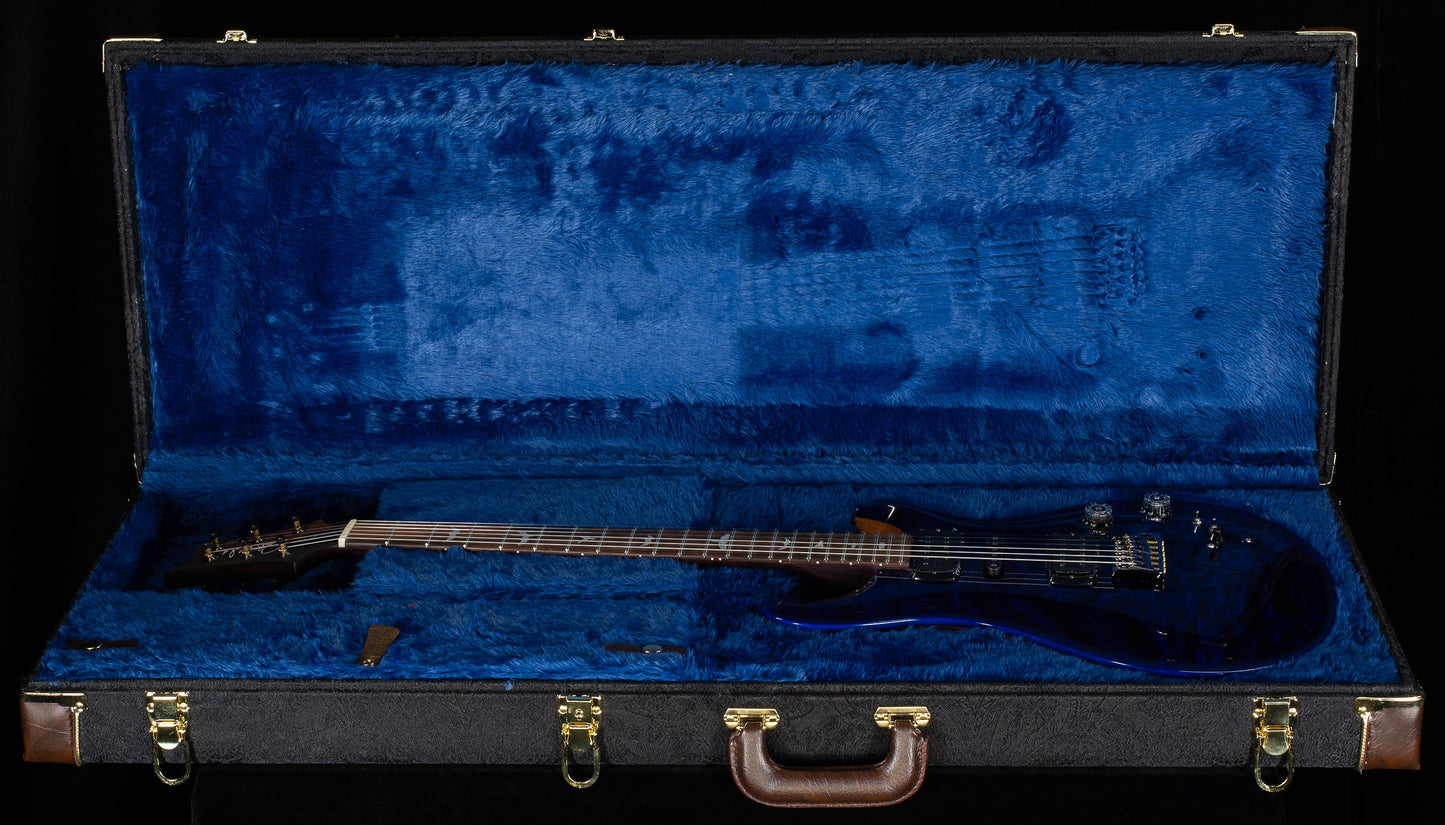 PRS Willcutt Exclusive Wood Library Modern Eagle V Quilt Maple 10-Top Whale Blue (211)