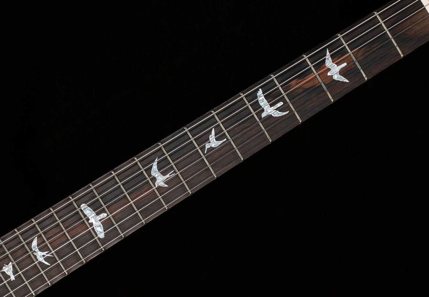 PRS Willcutt Exclusive Wood Library Modern Eagle V Orange Tiger Quilted Maple 10 Top (213)