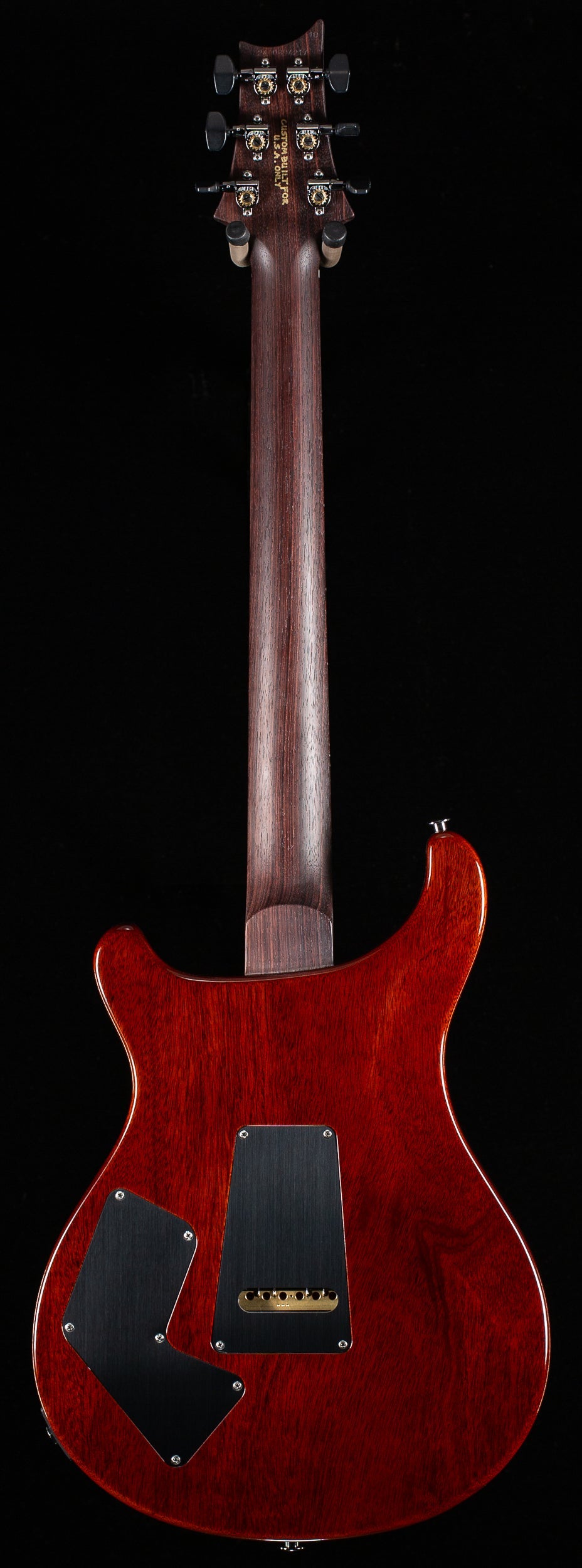 PRS Willcutt Exclusive Wood Library Modern Eagle V Orange Tiger Quilted Maple 10 Top (217)