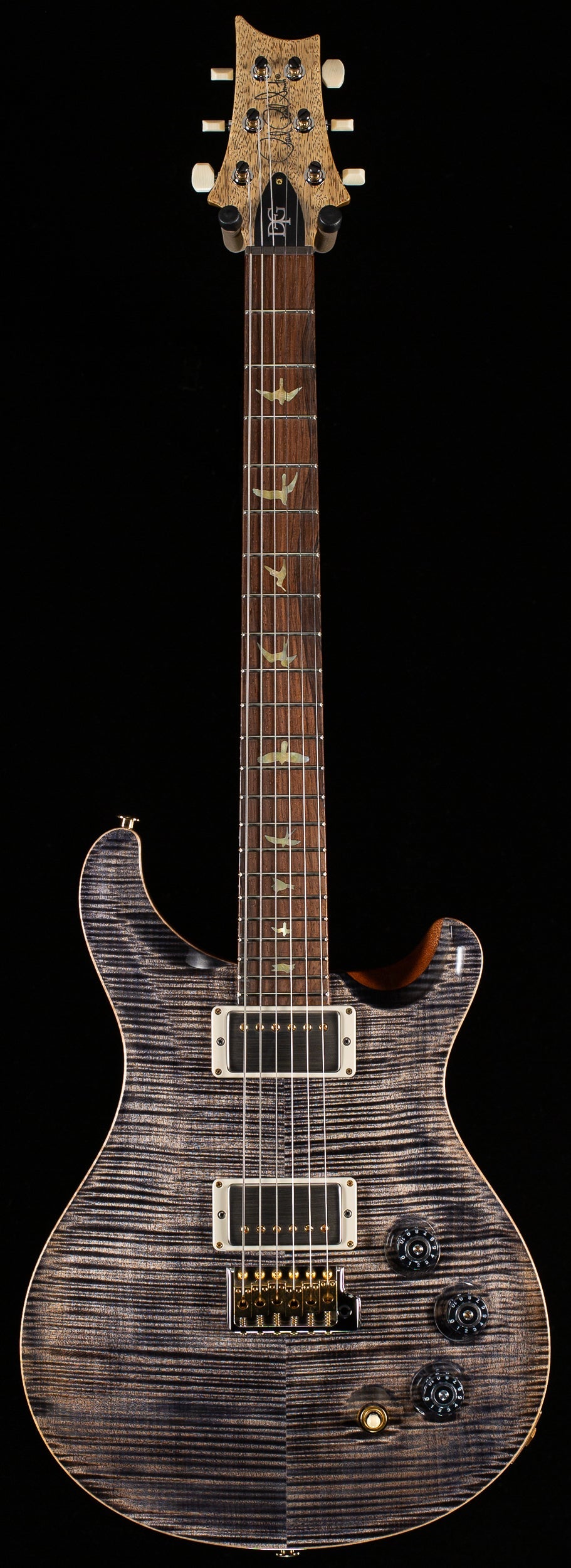 PRS Wood Library Willcutt Exclusive DGT Korina Neck Charcoal 10 Top (278)