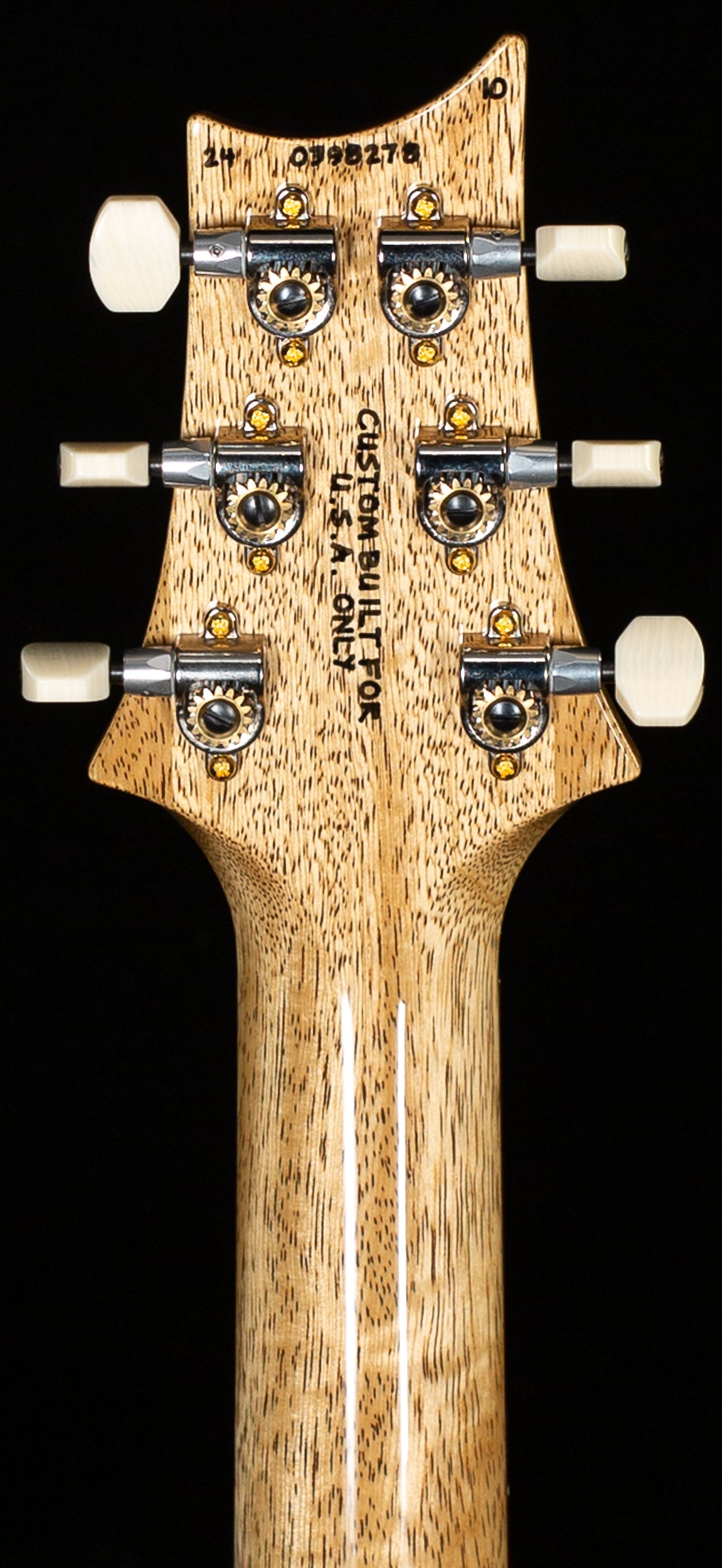 PRS Wood Library Willcutt Exclusive DGT Korina Neck Charcoal 10 Top (278)