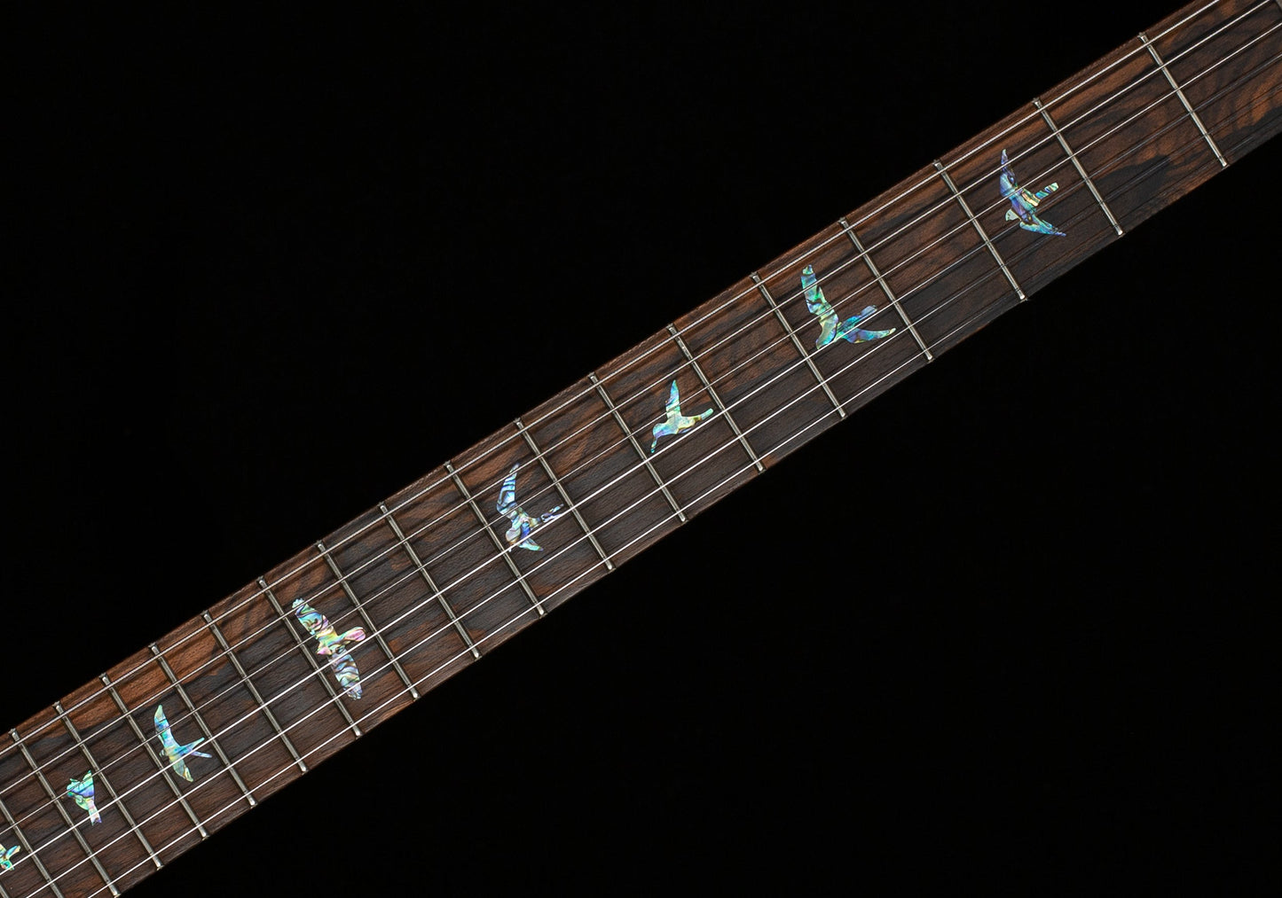 PRS Wood Library Willcutt Exclusive Custom 24-08 Rosewood Neck Charcoal Burst Quilt 10 Top Satin (628)