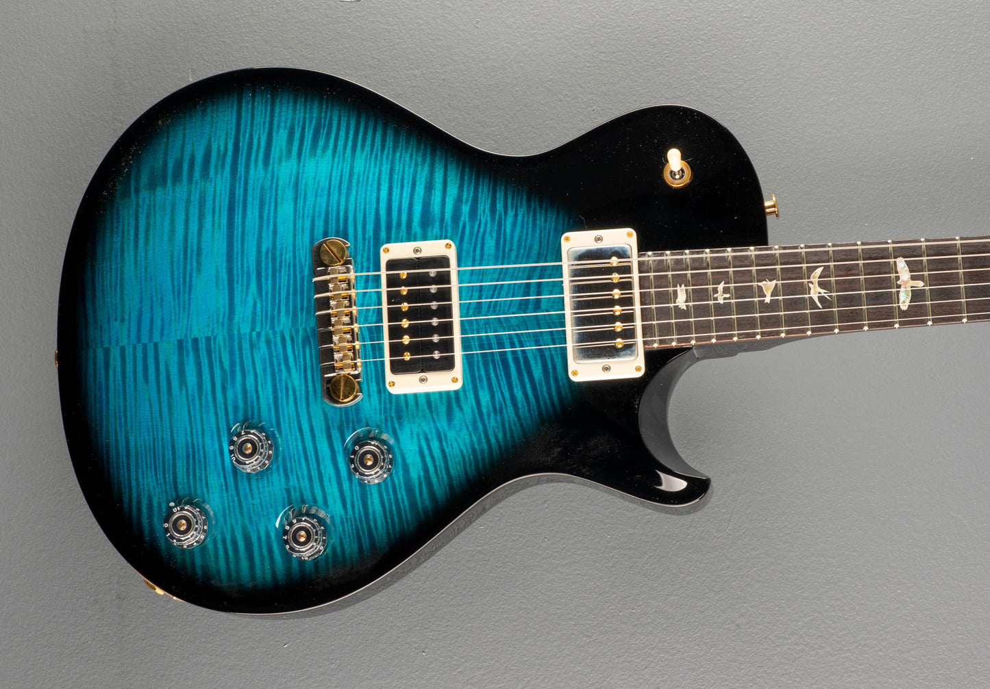Mark Tremonti Signature 10 Top w/Stoptail - Aqua Smokewrap Burst