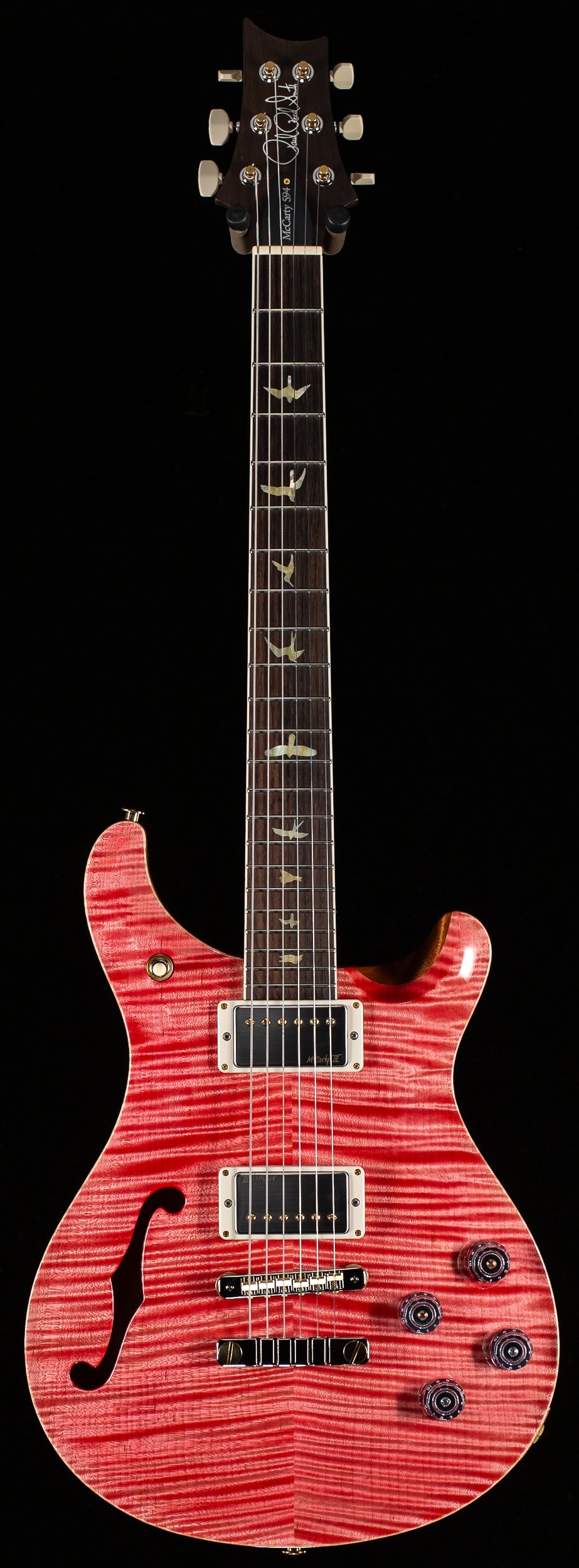 PRS Wood Library Willcutt Exclusive Semi-Hollow McCarty 594 Brazilian Rosewood Bonnie Pink (920)
