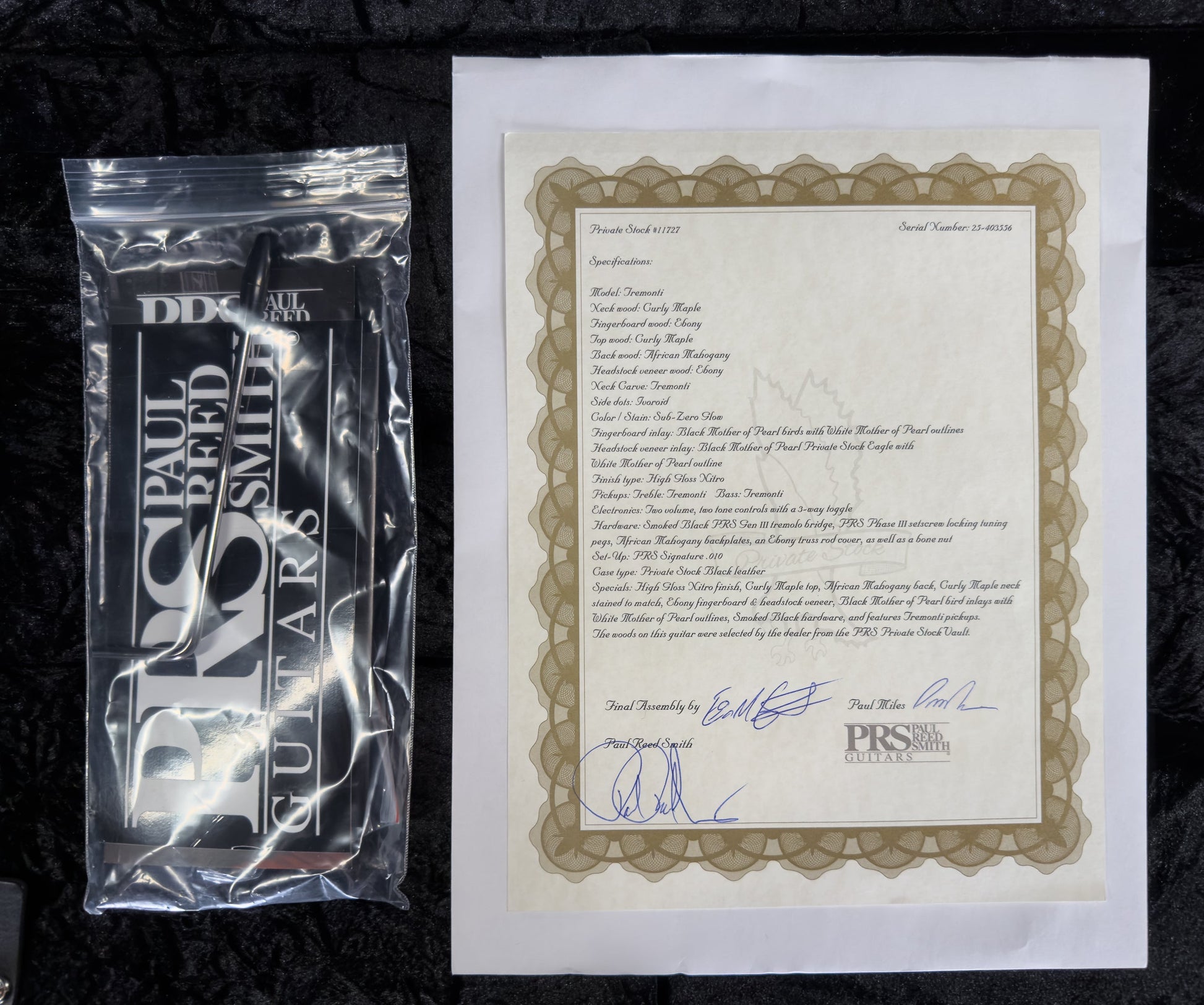 PRS Private Stock 11727 Tremonti Sub-Zero Glow (556)