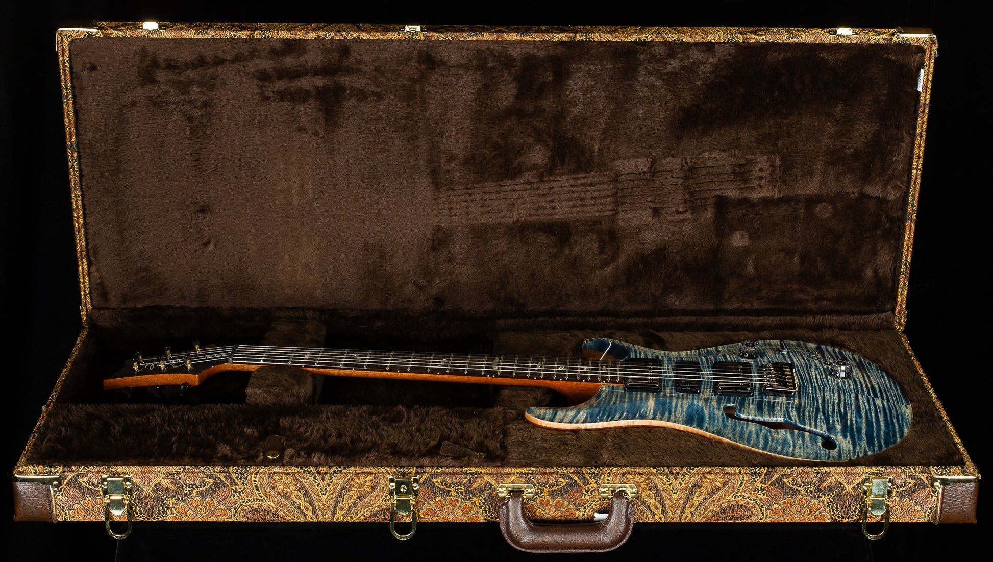 PRS Wood Library Willcutt Exclusive Special Semi-Hollow 10 Top Faded Whale Blue (932)