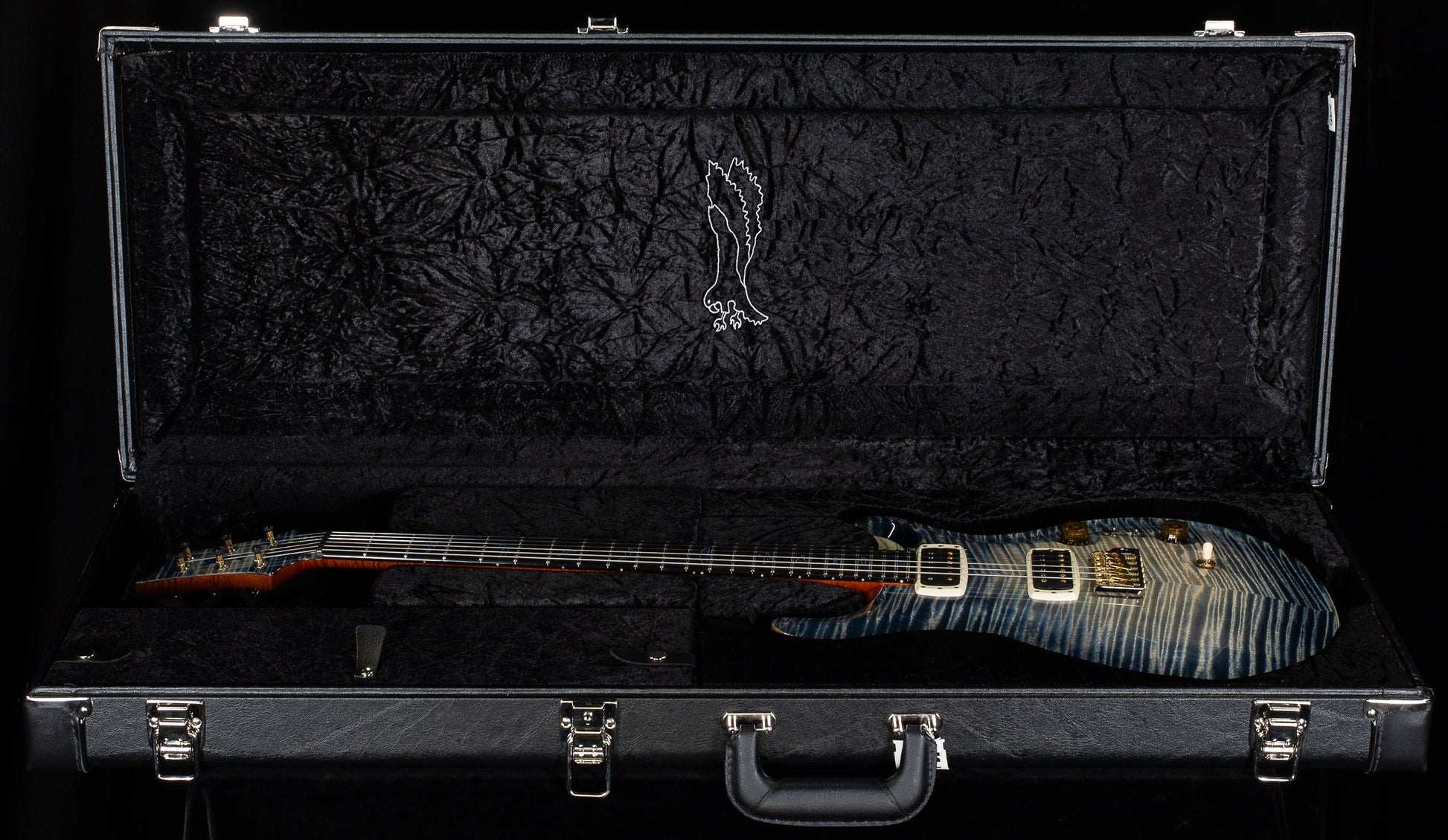 PRS Private Stock 11729 Custom 24-08 Indigo Glow with White Wash Back (950)