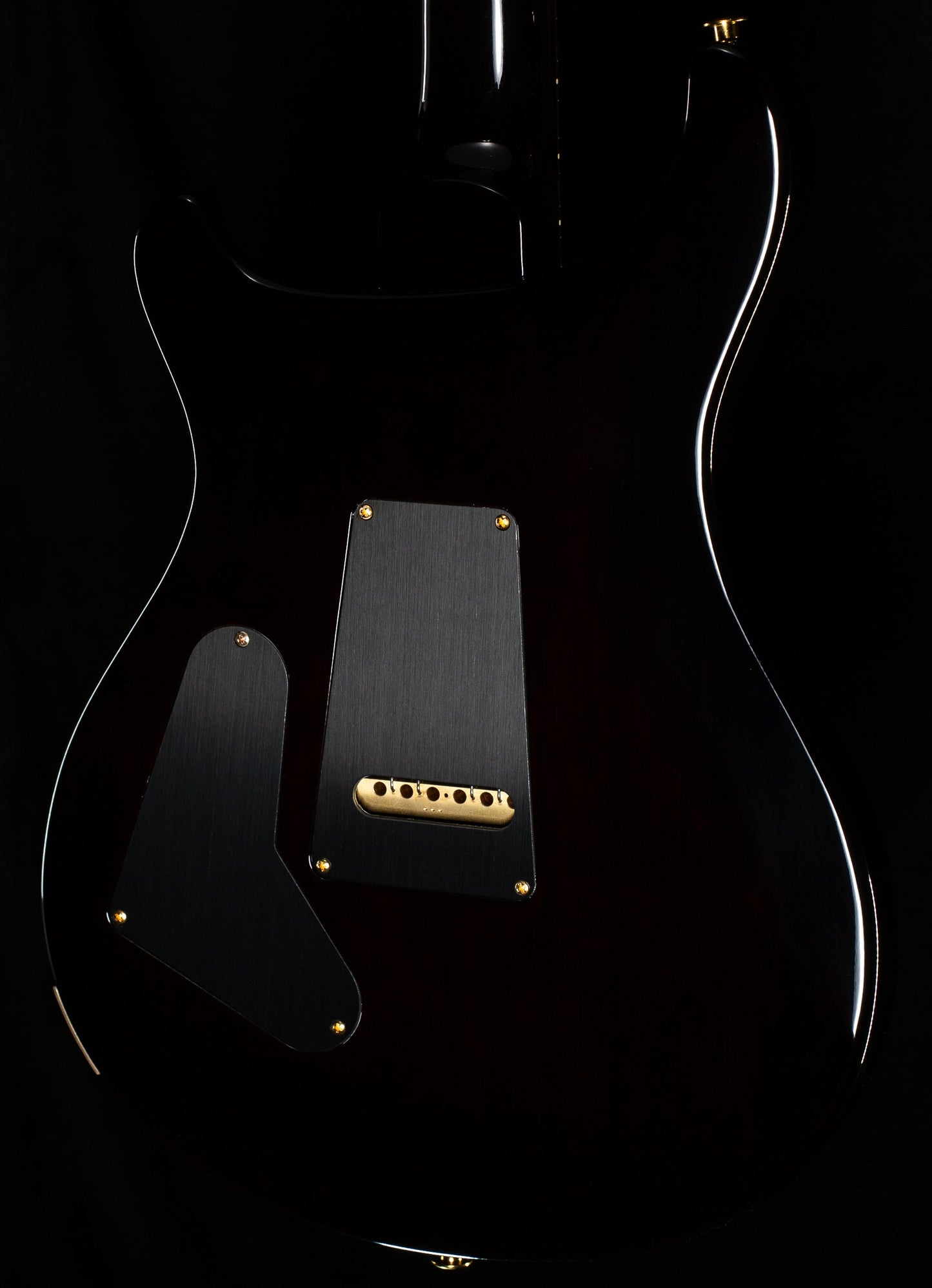 PRS Custom 24 Black Gold Wraparound Burst 10 Top (347)