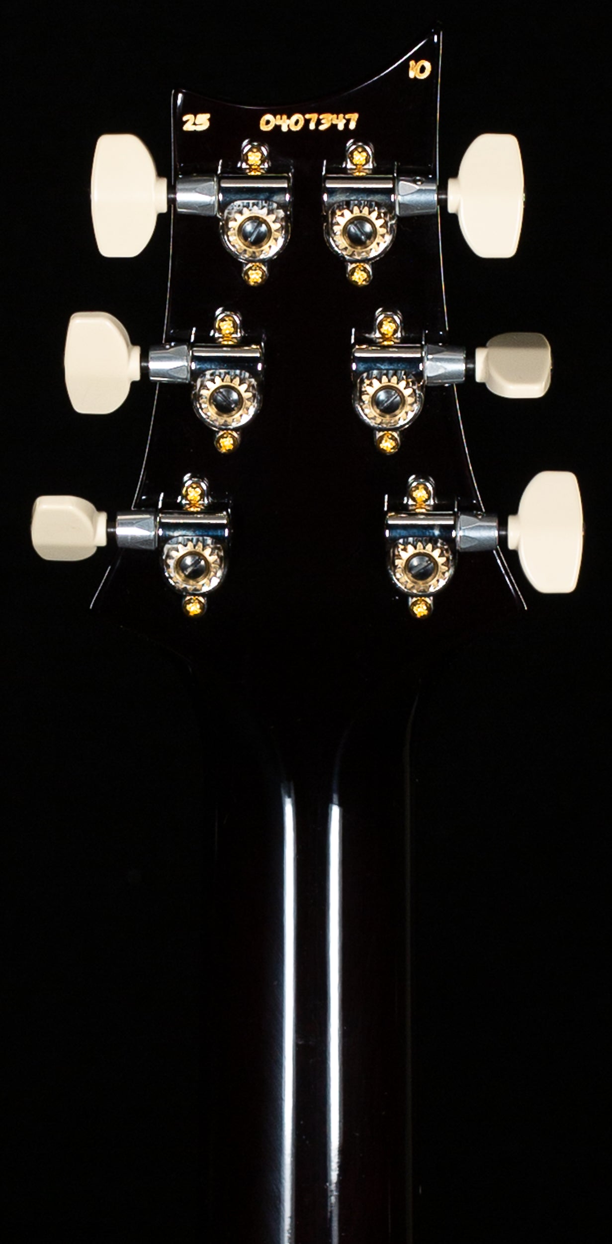 PRS Custom 24 Black Gold Wraparound Burst 10 Top (347)
