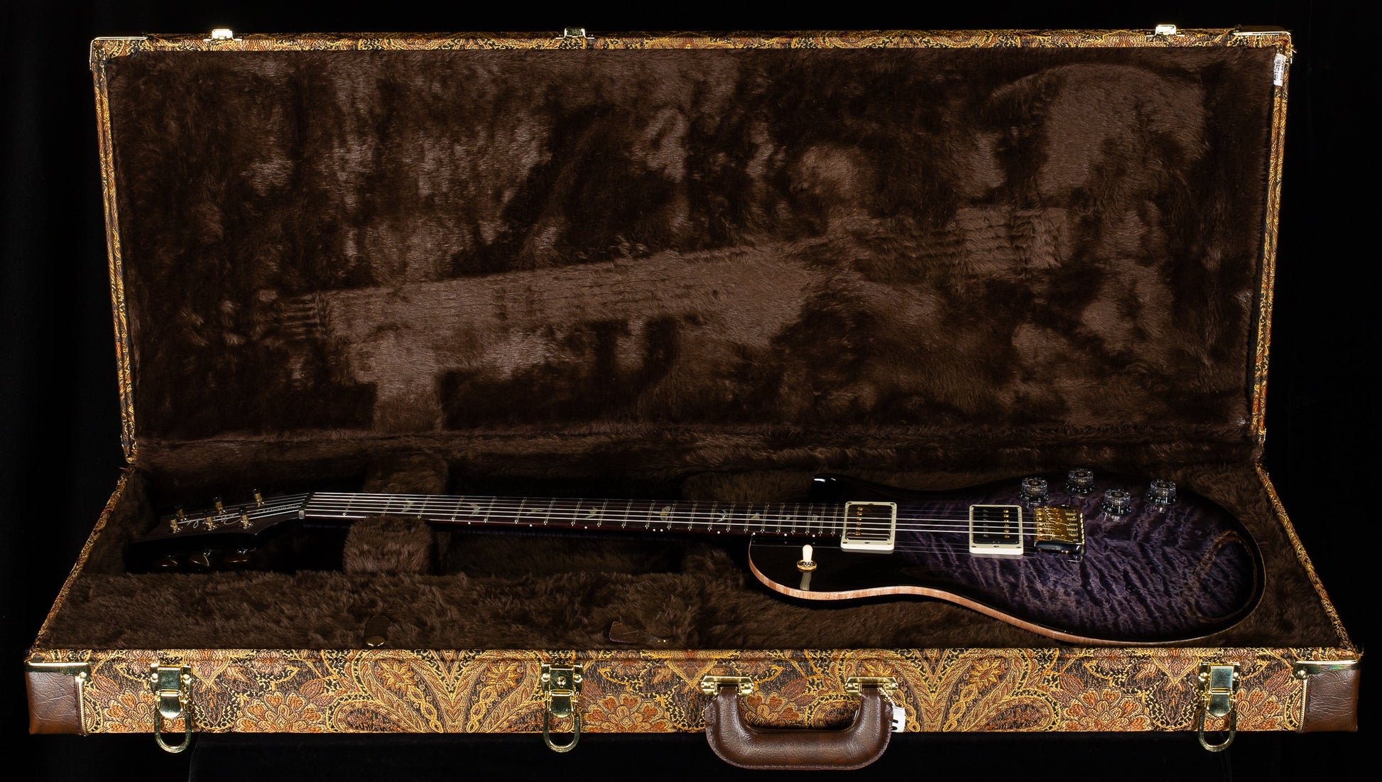 PRS Wood Library Willcutt Exclusive Tremonti Quilt 10 Top Purple Mist (580)