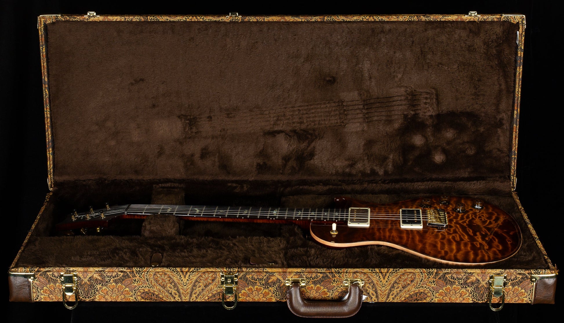 PRS Wood Library Willcutt Exclusive Tremonti Copperhead Burst Quilt Maple 10 Top(582)