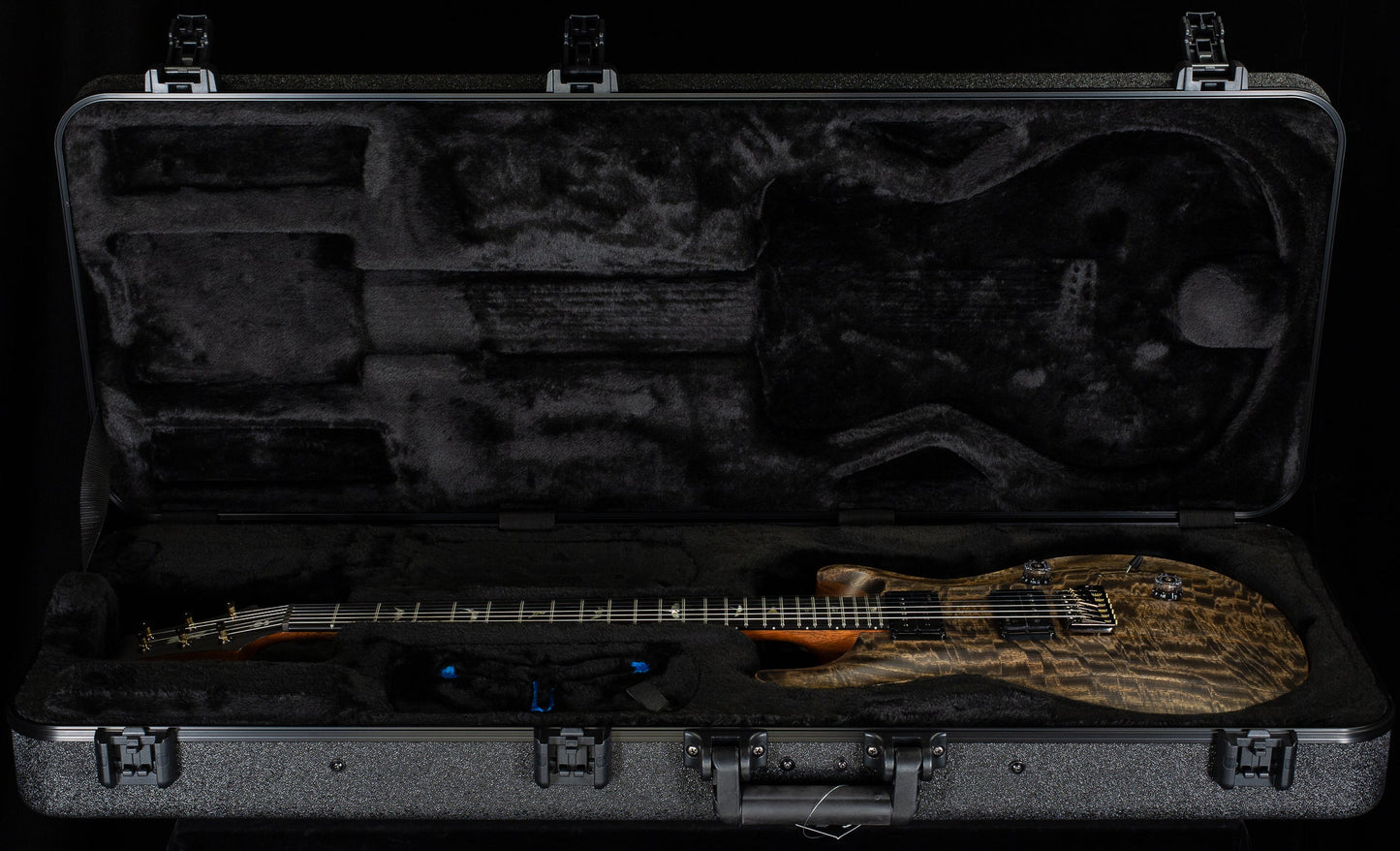 PRS 40th Anniversary Custom 24 Satin Figured Mango Top Charcoal (084)
