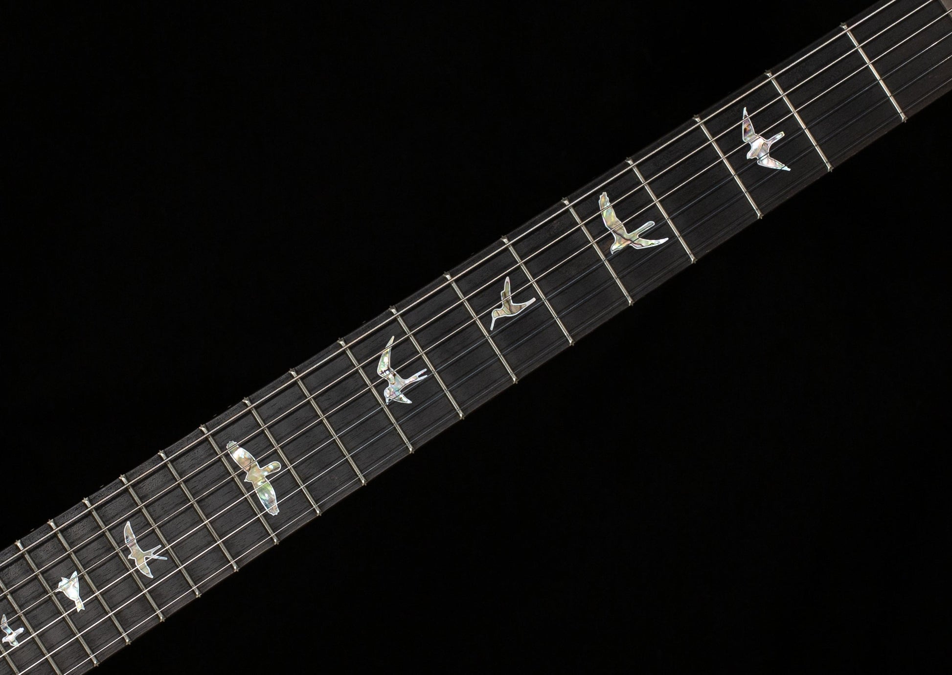PRS 40th Anniversary Custom 24 Satin Figured Mango Top Charcoal (084)