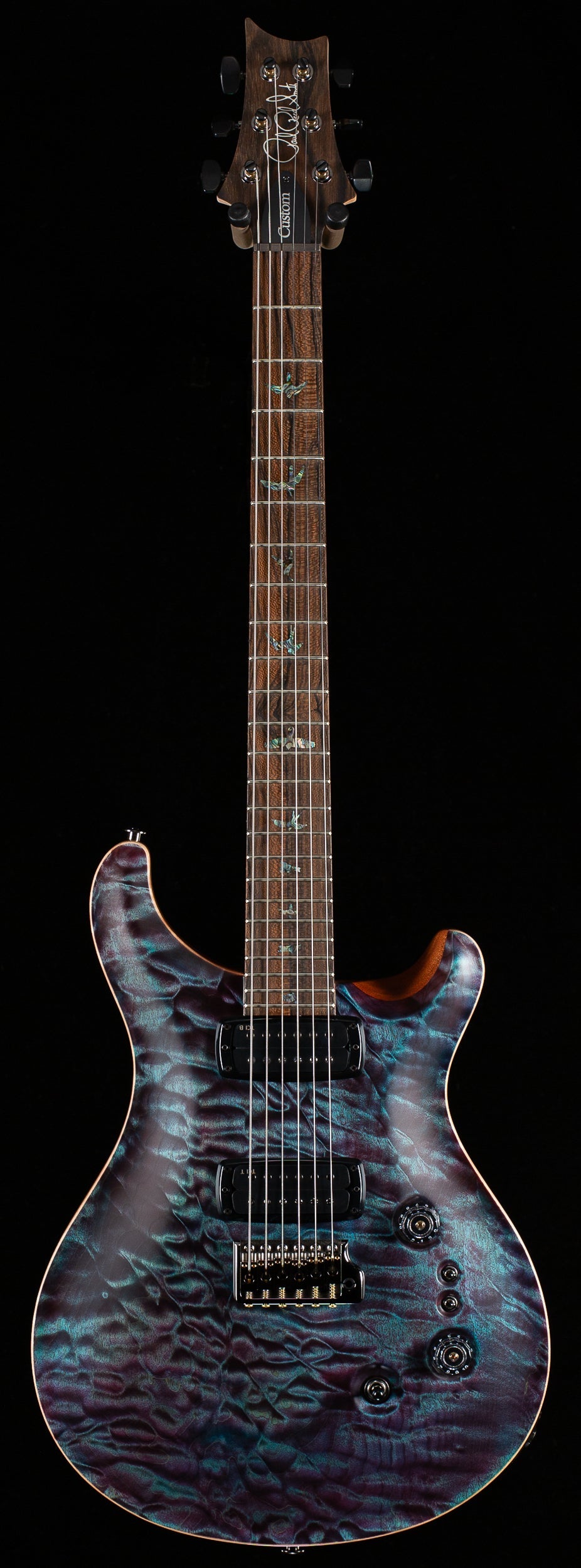 PRS Wood Library Willcutt Exclusive Satin Custom 24-08 Violet 10 Top (140)