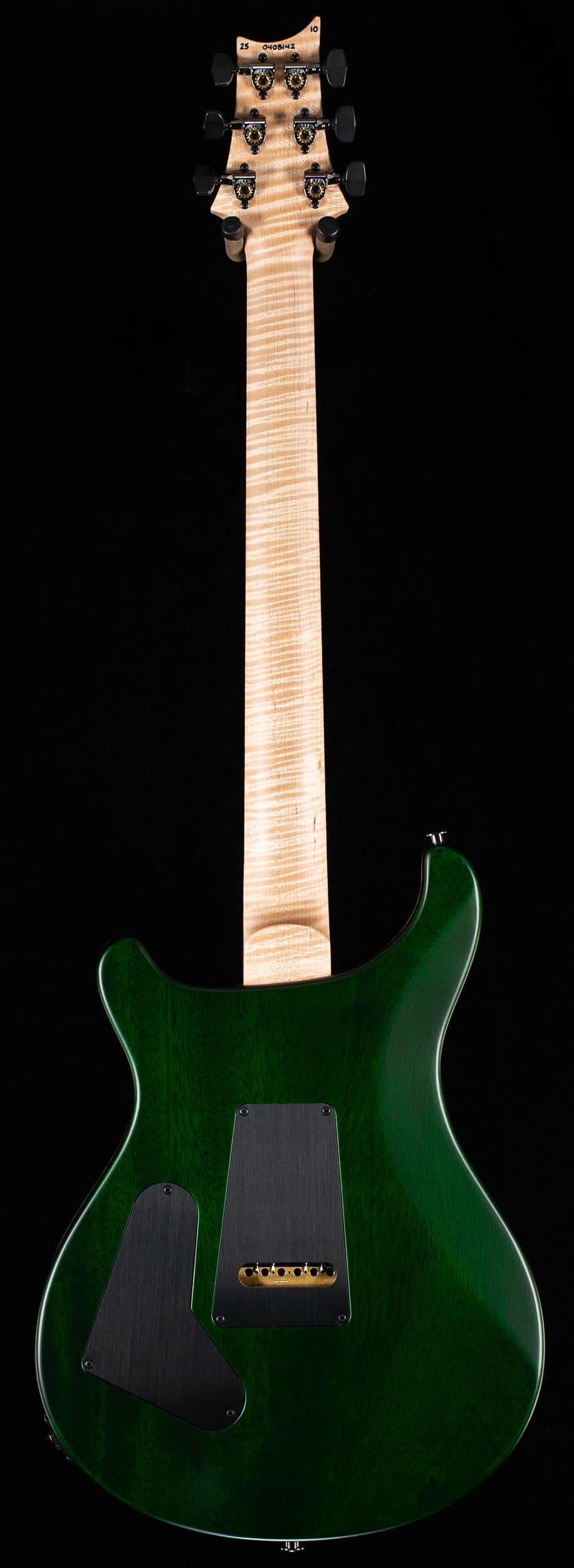 PRS Wood Library Willcutt Exclusive Satin Custom 24-08 Jade Quilt 10 Top (142)