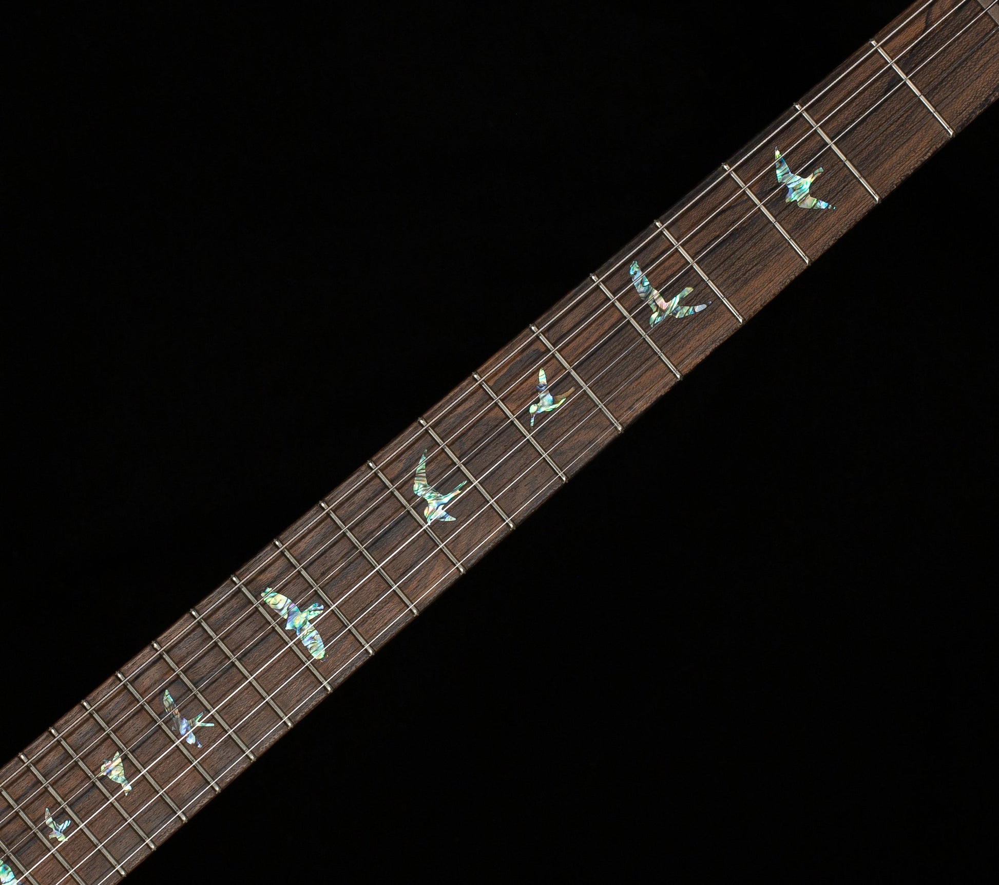 PRS Wood Library Willcutt Exclusive Satin Custom 24-08 Faded Whale Blue Natural Back 10 Top (143)