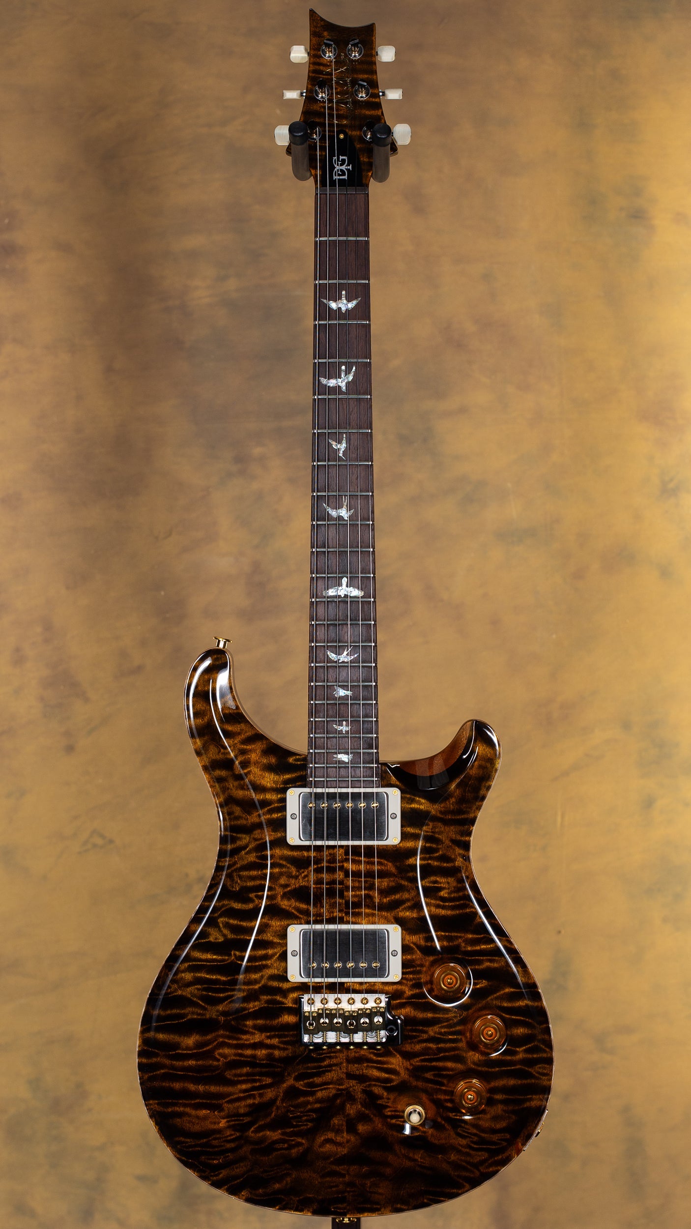 2025 PRS Wood Library DGT Quilt 10 Top Matching Flamed Maple Neck
