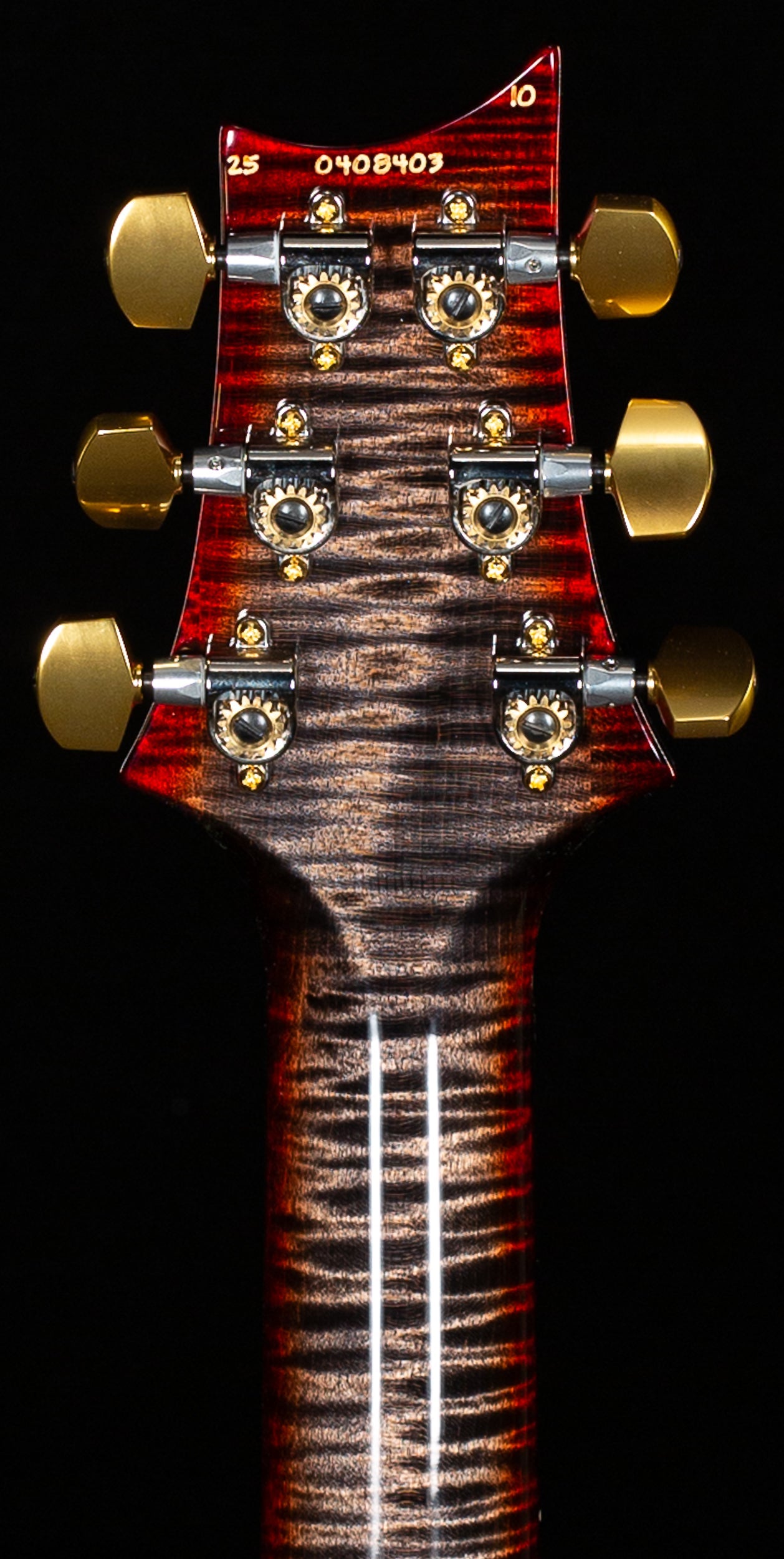 PRS Wood Library Willcutt Exclusive Tremonti Quilt 10 Top Charcoal Cherry Burst (403)