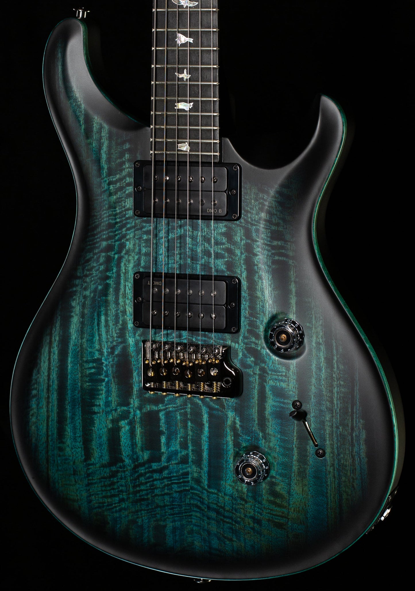 PRS 40th Anniversary Custom 24 Satin Figured Mango Top Cobalt Smokeburst (570)