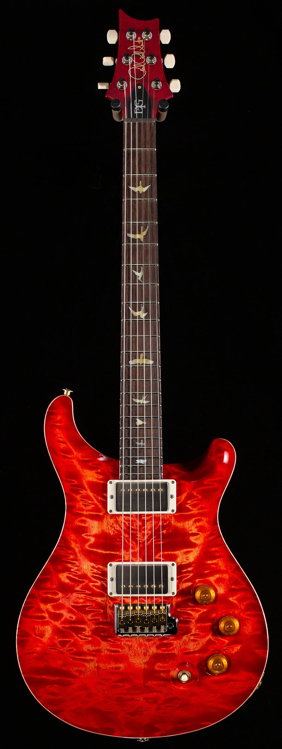 PRS Wood Library Willcutt Exclusive DGT Quilt Maple Blood Orange 10 Top (906)