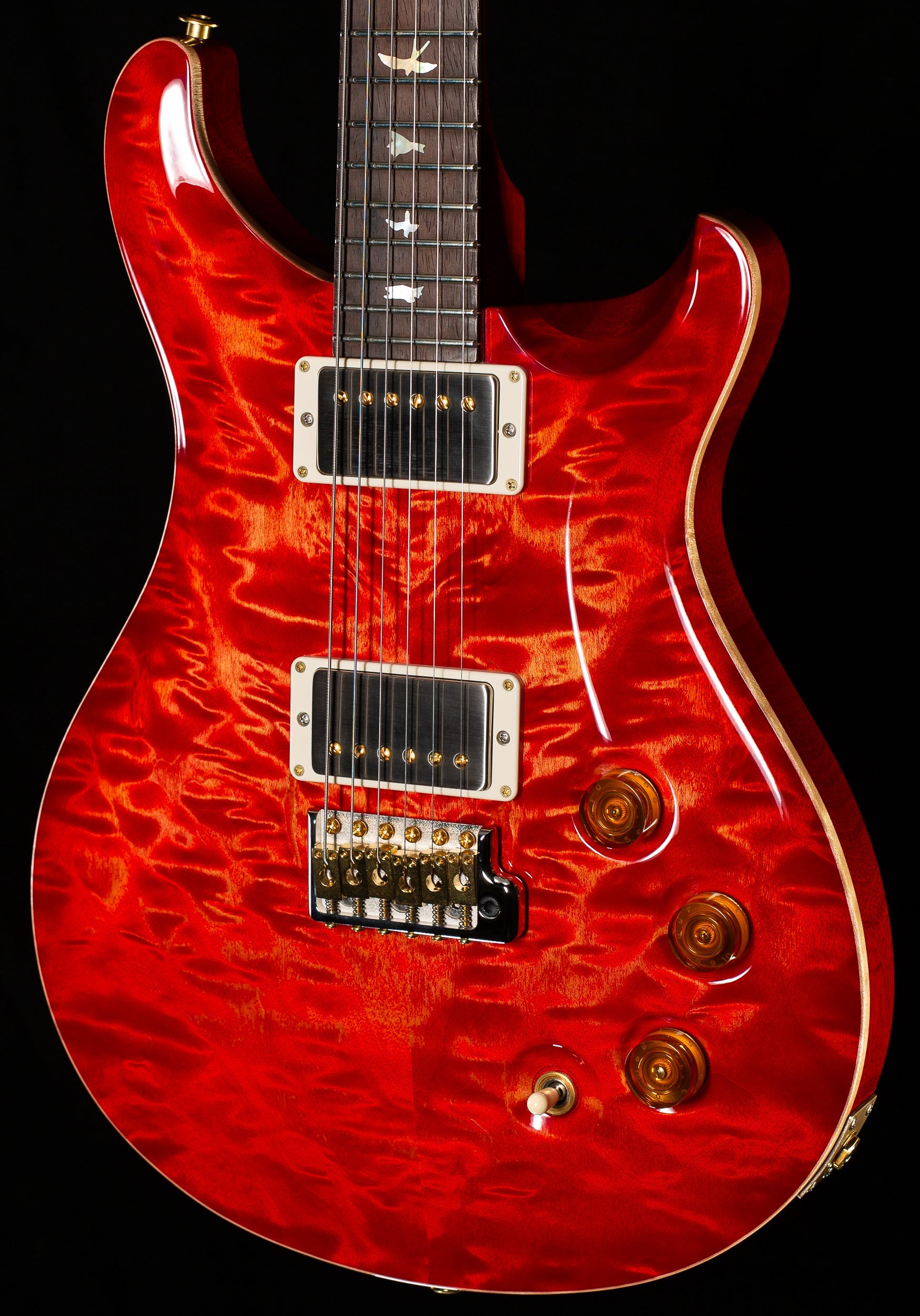 PRS Wood Library Willcutt Exclusive DGT Quilt Maple Blood Orange 10 Top (906)