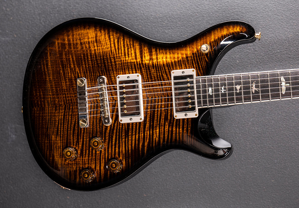 McCarty 594 10 Top - Black Gold Wraparound Burst w/Black Rainbow Holoflake
