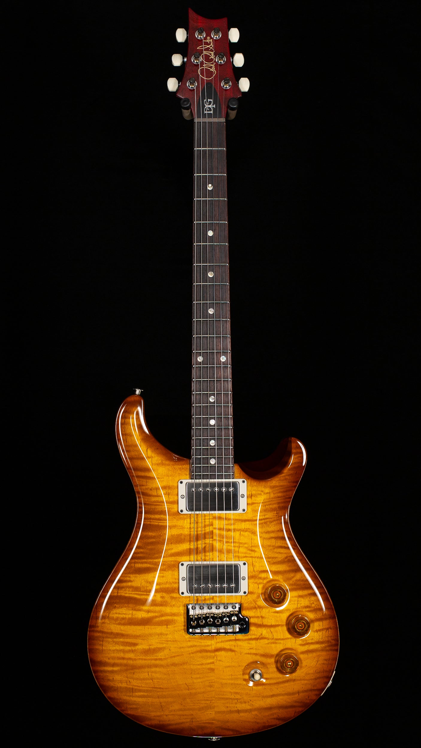 PRS DGT Custom Color Tobacco Burst Moons (459)