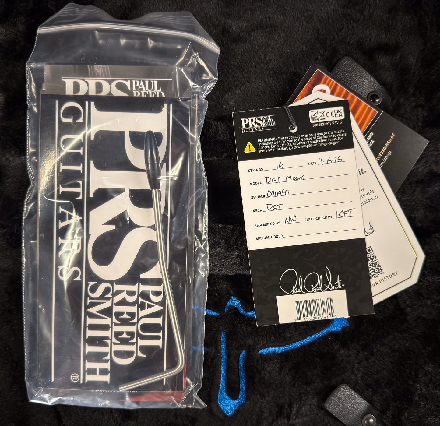 PRS DGT Custom Color Tobacco Burst Moons (459)