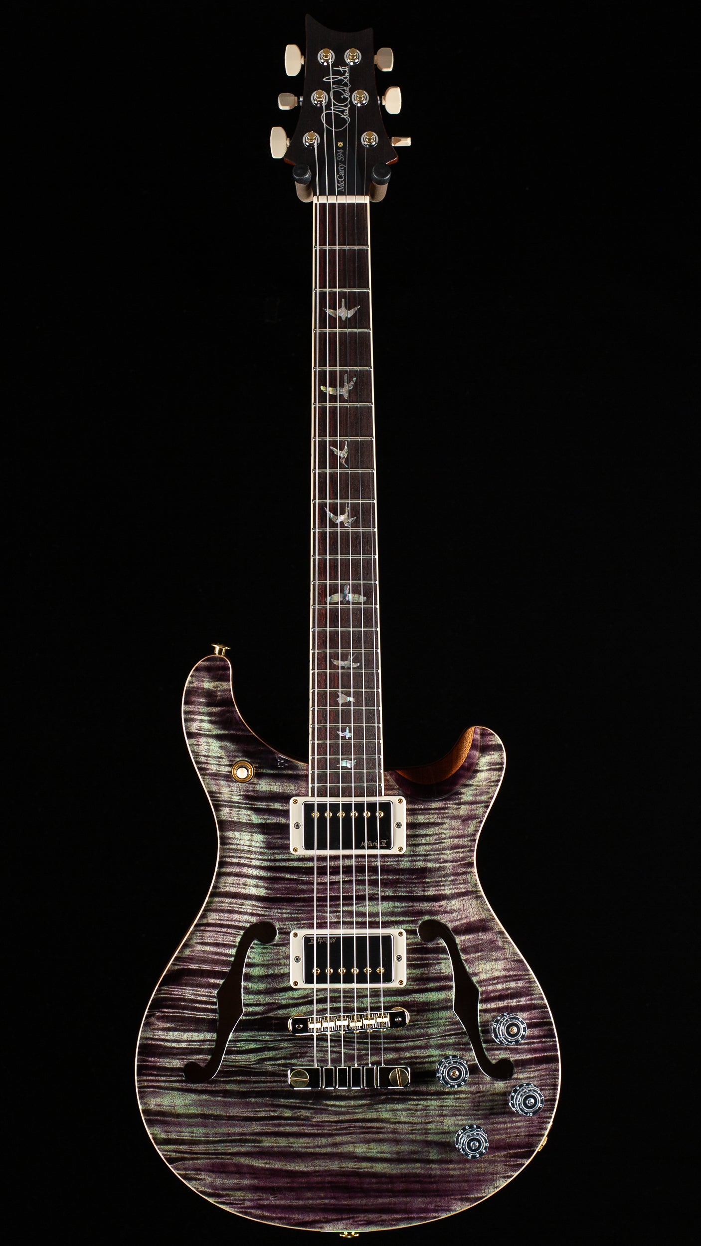 PRS McCarty 594 Hollowbody II Aurora Borealis 10 Top (617)