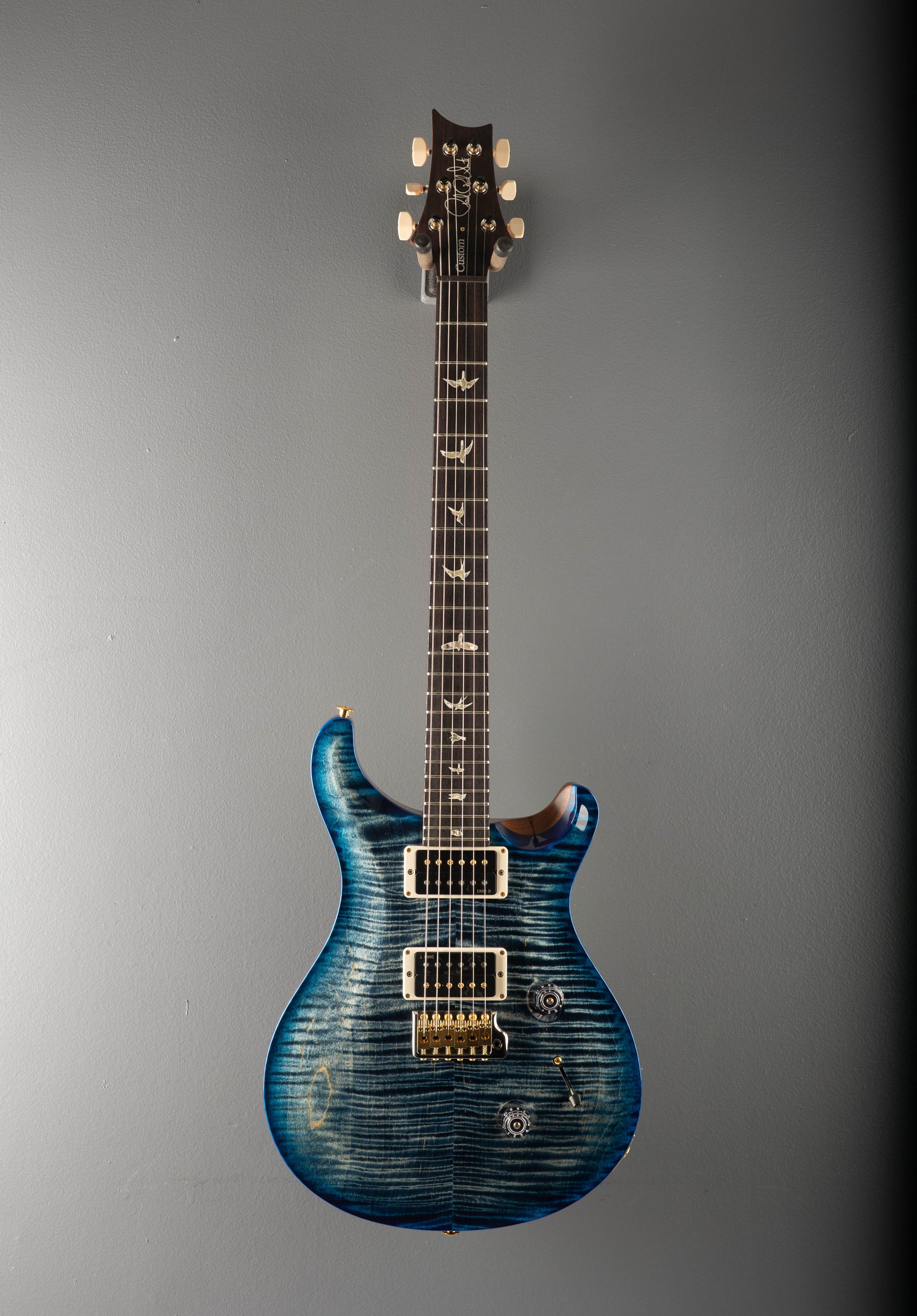 Custom 24 10 Top - Faded Whale Blue Wrap Burst