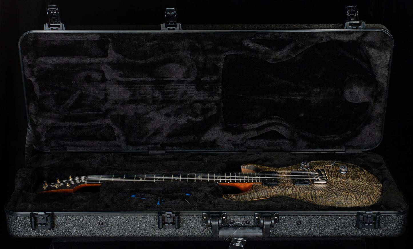 PRS 40th Anniversary Custom 24 Satin Figured Mango Top Charcoal (051)