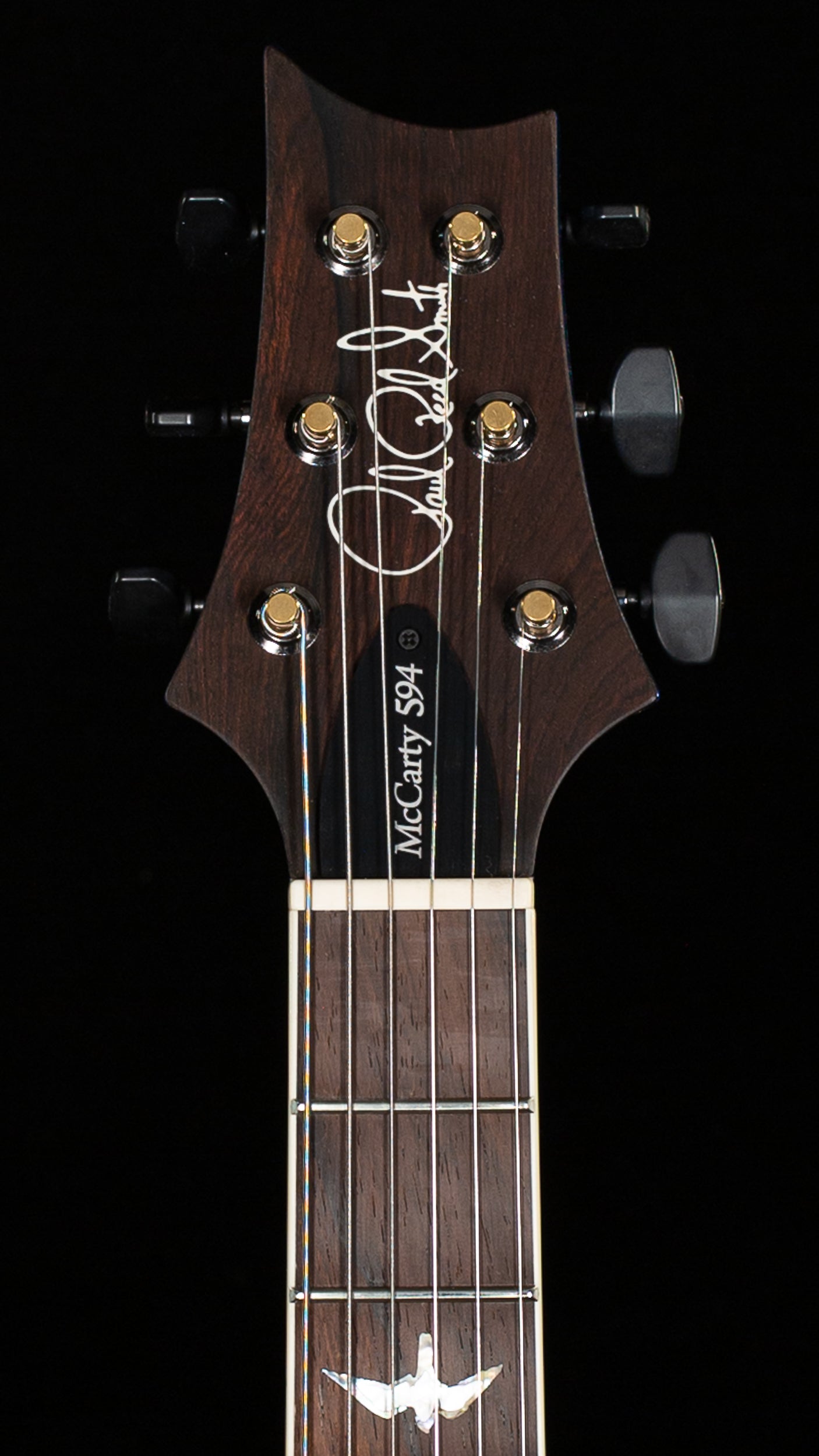 PRS Wood Library Willcutt Exclusive McCarty 594 Hollowbody II Violet Blue Burst 10 Top (131)