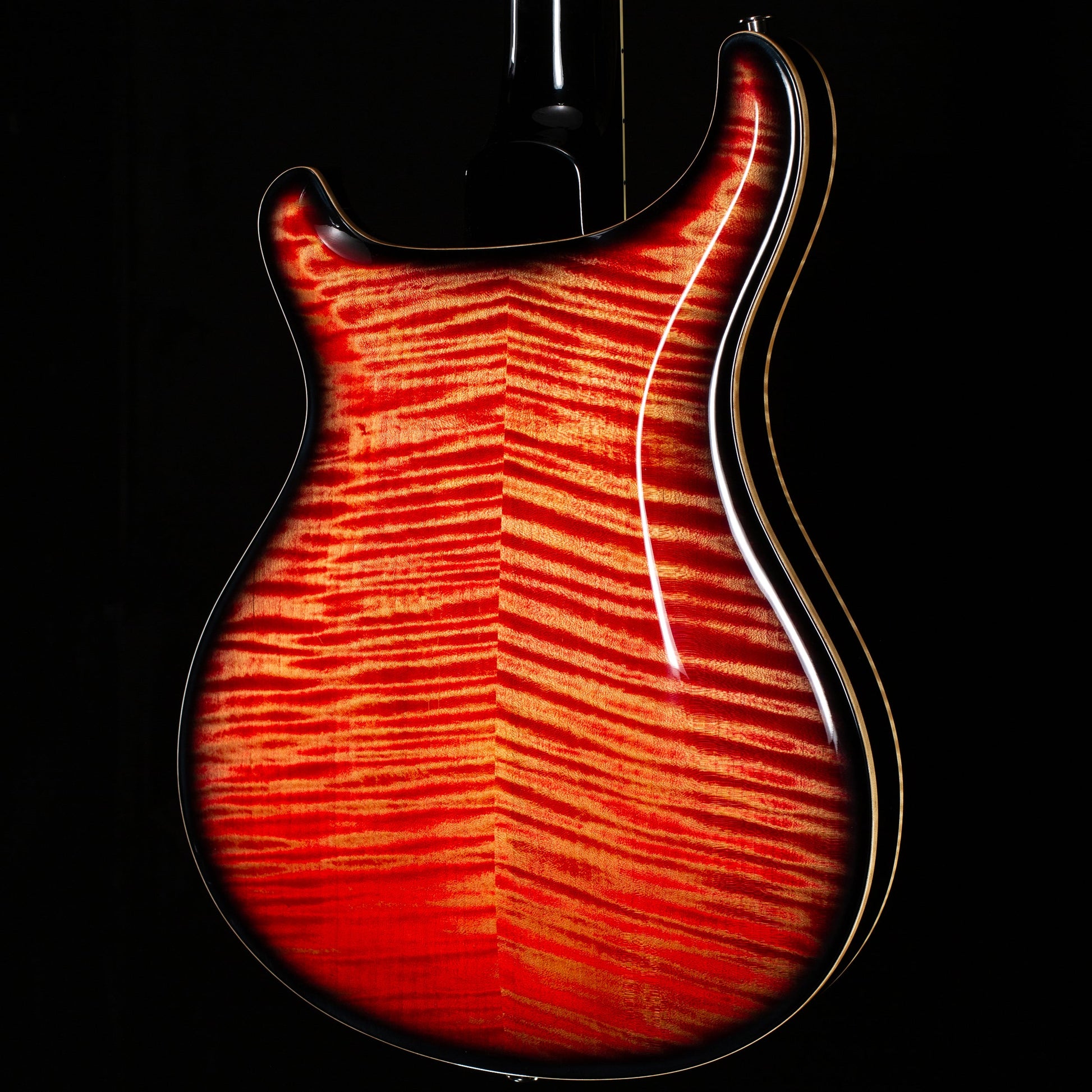 PRS Wood Library Willcutt Exclusive McCarty 594 Hollowbody II Blood Orange Smokeburst 10 Top (132)