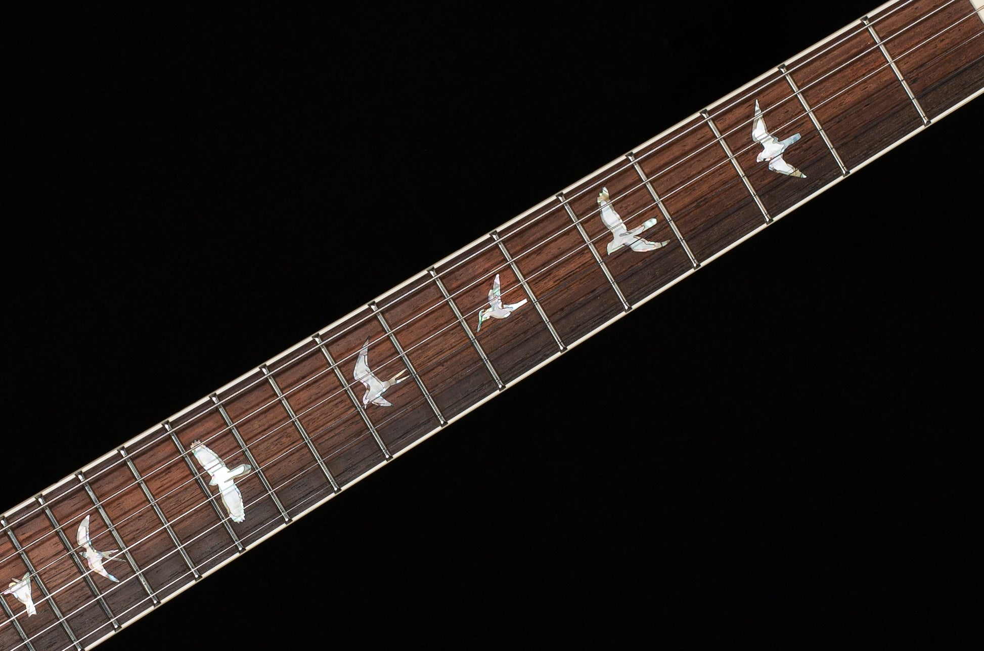 PRS Wood Library Willcutt Exclusive McCarty 594 Hollowbody II Blood Orange Smokeburst 10 Top (132)
