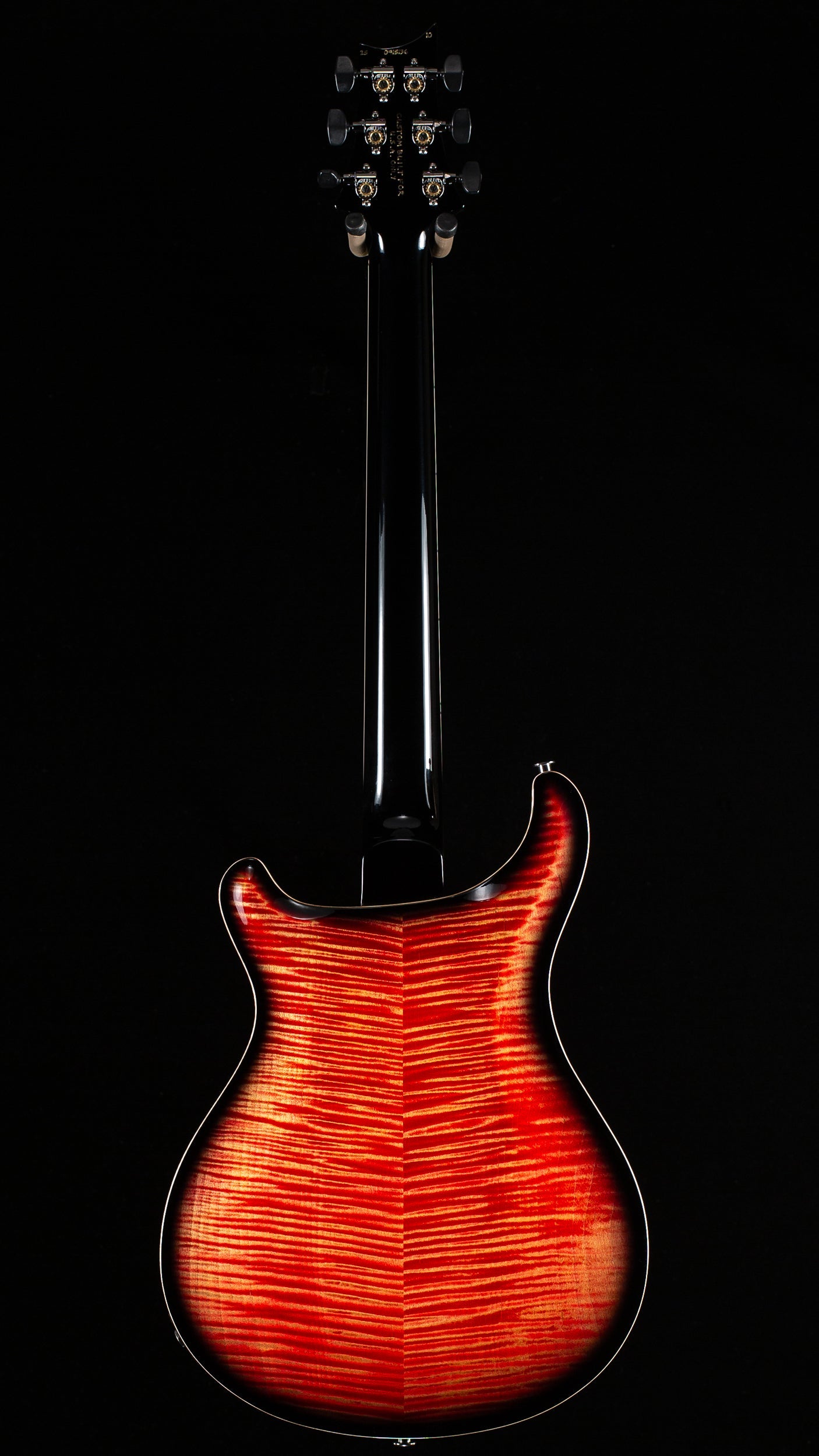 PRS Wood Library Willcutt Exclusive McCarty 594 Hollowbody II Blood Orange Smokeburst 10 Top (136)