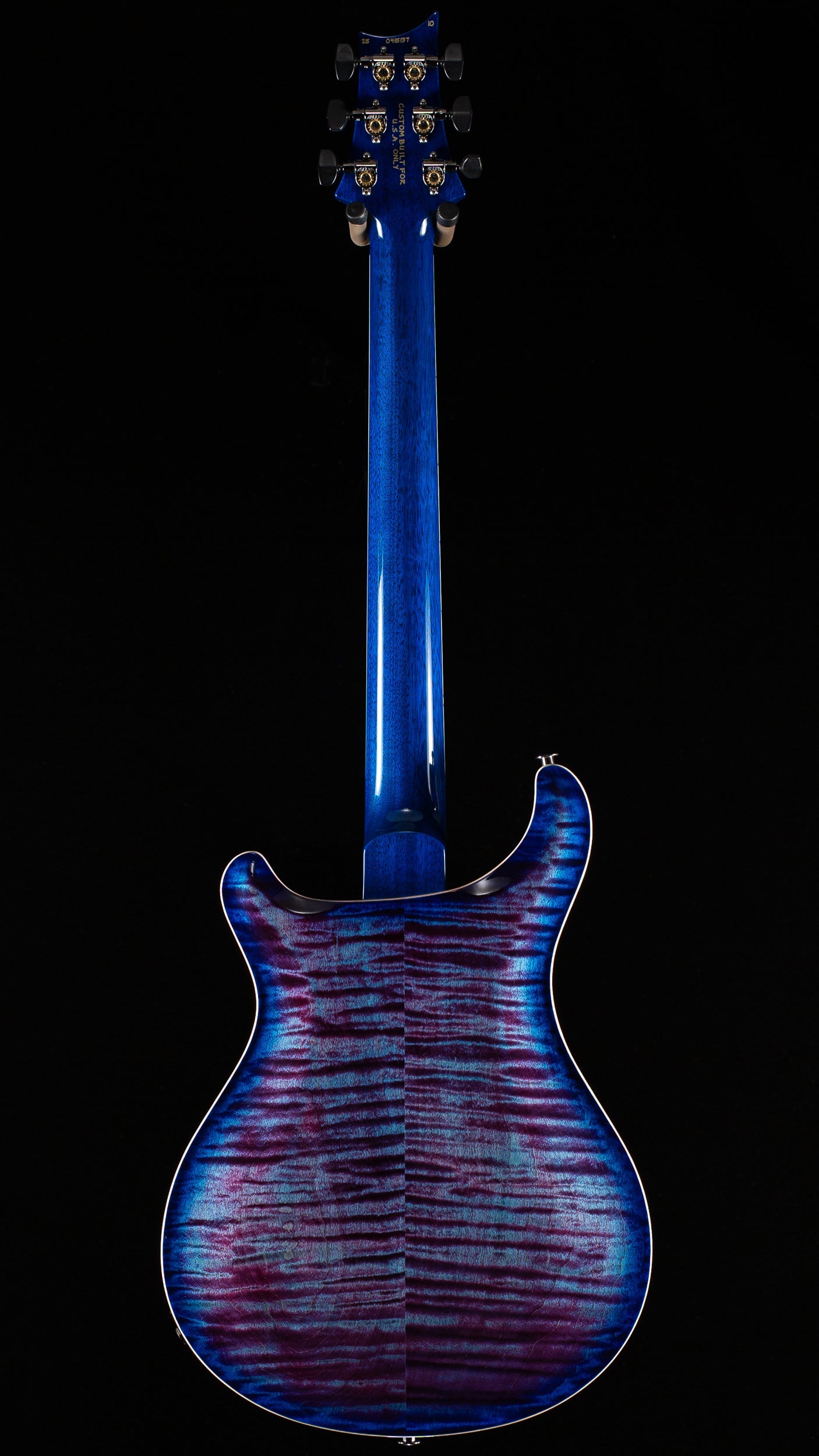 PRS Wood Library Willcutt Exclusive McCarty 594 Hollowbody II Violet Blue Burst 10 Top (137)