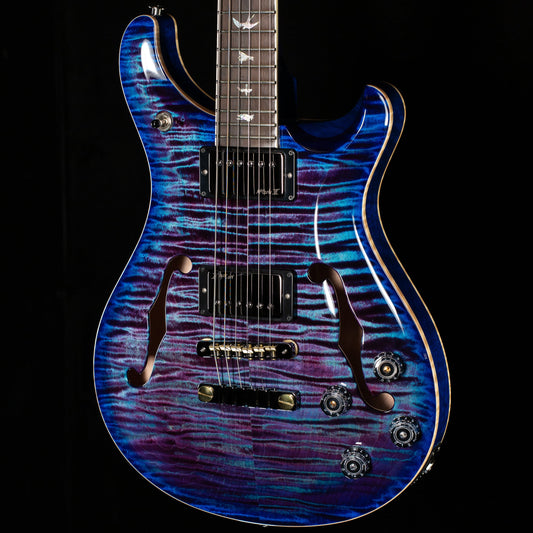 PRS Wood Library Willcutt Exclusive McCarty 594 Hollowbody II Violet Blue Burst 10 Top (137)