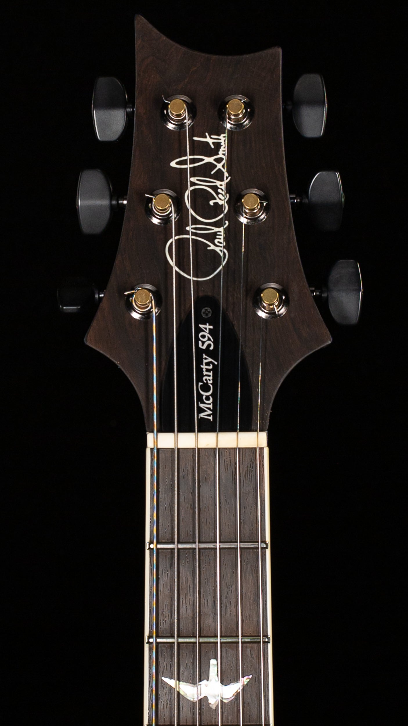 PRS Wood Library Willcutt Exclusive McCarty 594 Hollowbody II Violet Blue Burst 10 Top (137)