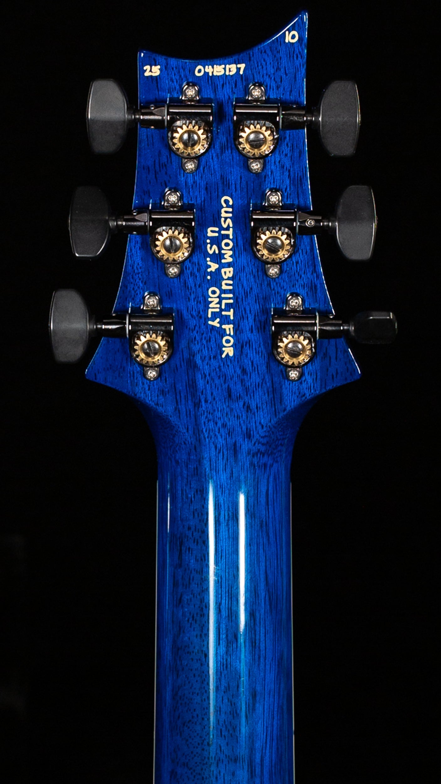 PRS Wood Library Willcutt Exclusive McCarty 594 Hollowbody II Violet Blue Burst 10 Top (137)