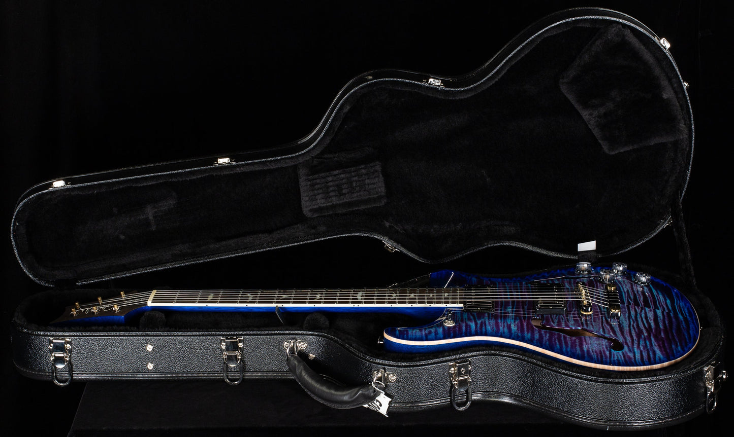 PRS Wood Library Willcutt Exclusive McCarty 594 Hollowbody II Violet Blue Burst 10 Top (137)