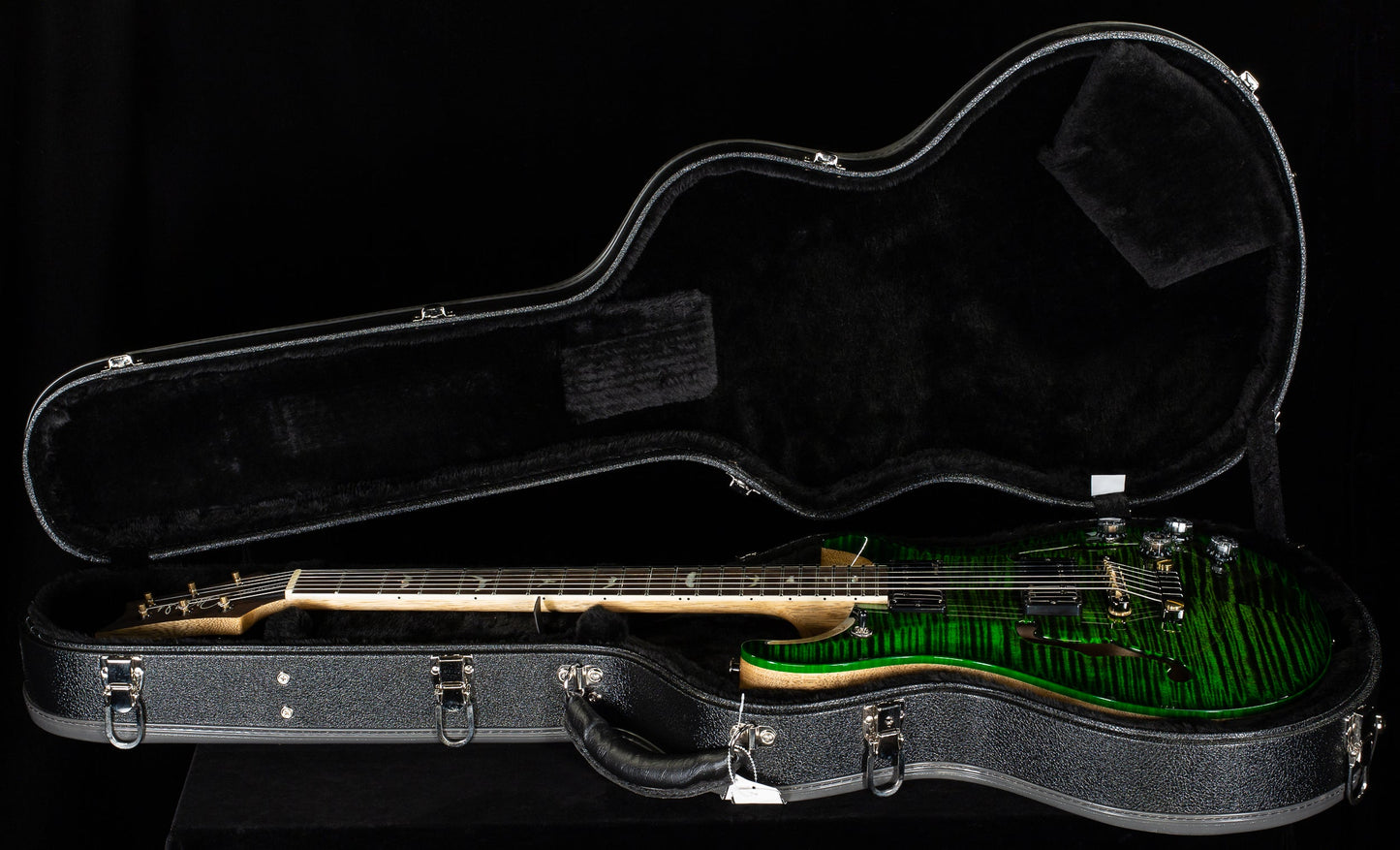 PRS Wood Library Willcutt Exclusive McCarty 594 Hollowbody II Jade Smokeburst 10 Top (138)
