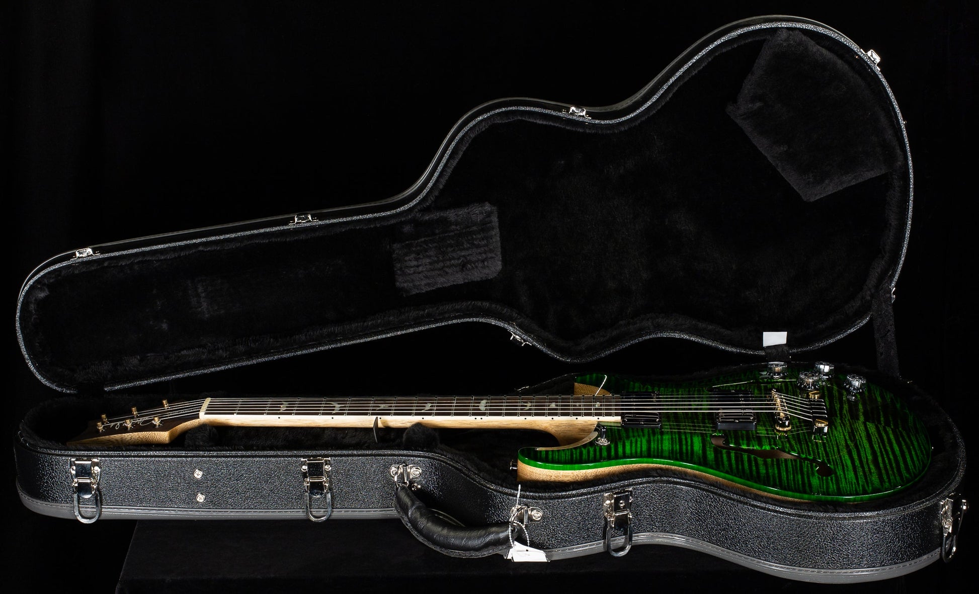 PRS Wood Library Willcutt Exclusive McCarty 594 Hollowbody II Jade Smokeburst 10 Top (138)