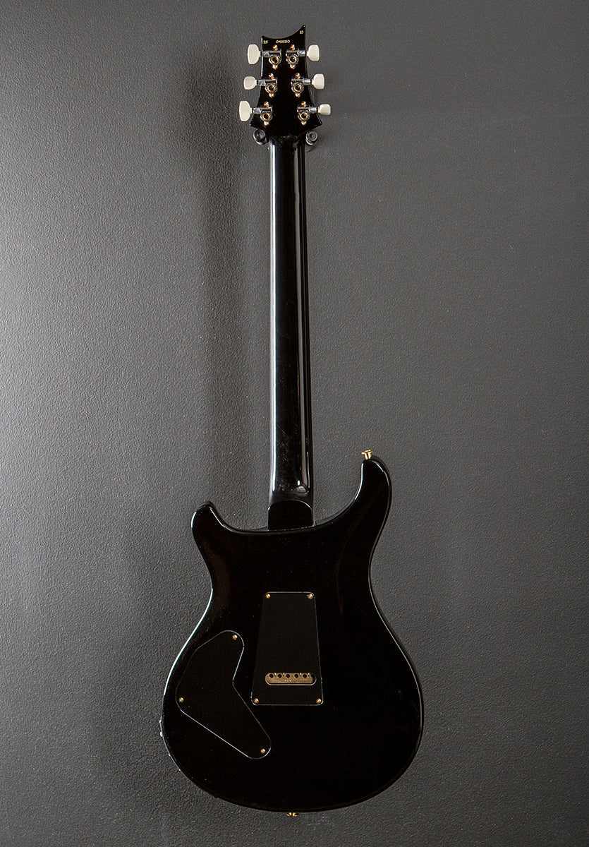 Custom 24 Piezo 10 Top - Carroll Blue Wraparound Smokeburst