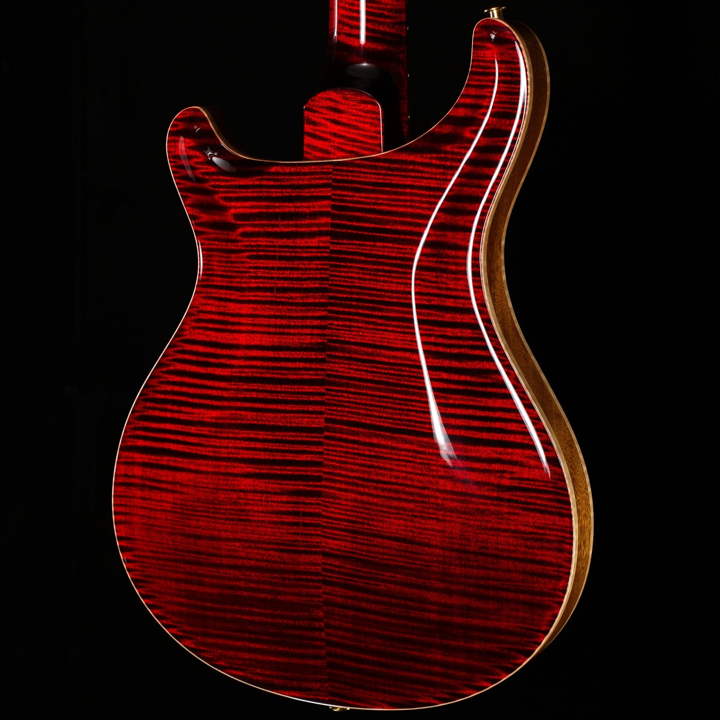PRS Wood Library Willcutt Exclusive Hollowbody II Piezo Red Tiger Stained Neck 10 Top (088)