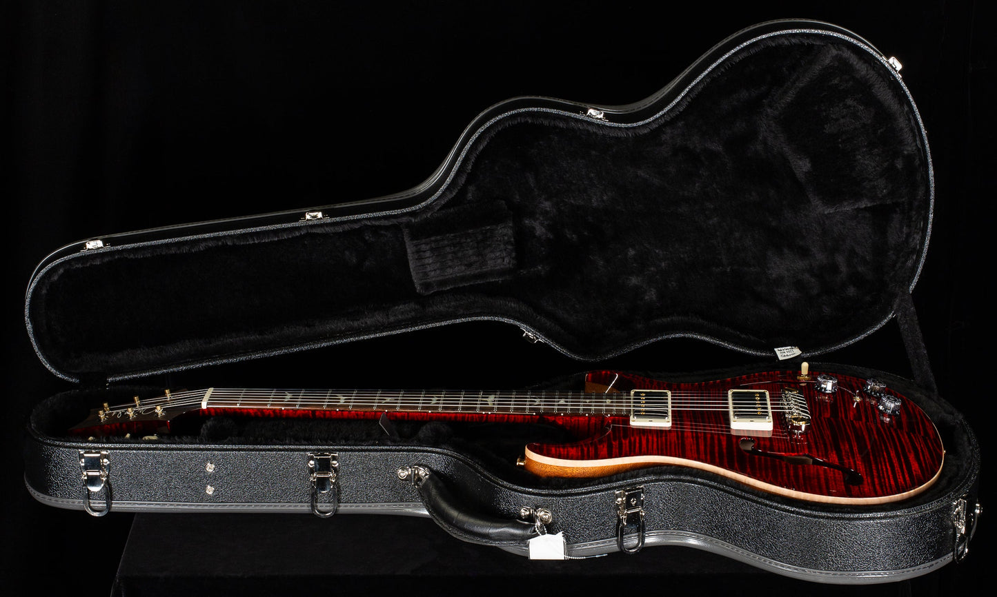 PRS Wood Library Willcutt Exclusive Hollowbody II Piezo Red Tiger Stained Neck 10 Top (088)