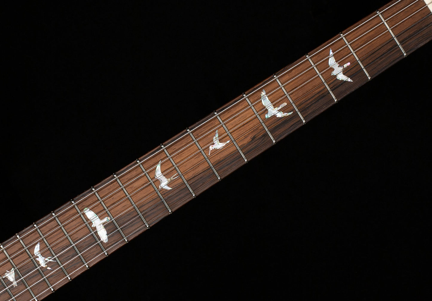 PRS Wood Library Willcutt Exclusive Hollowbody II Piezo Purple Mist Stained Neck 10 Top Quilt (089)
