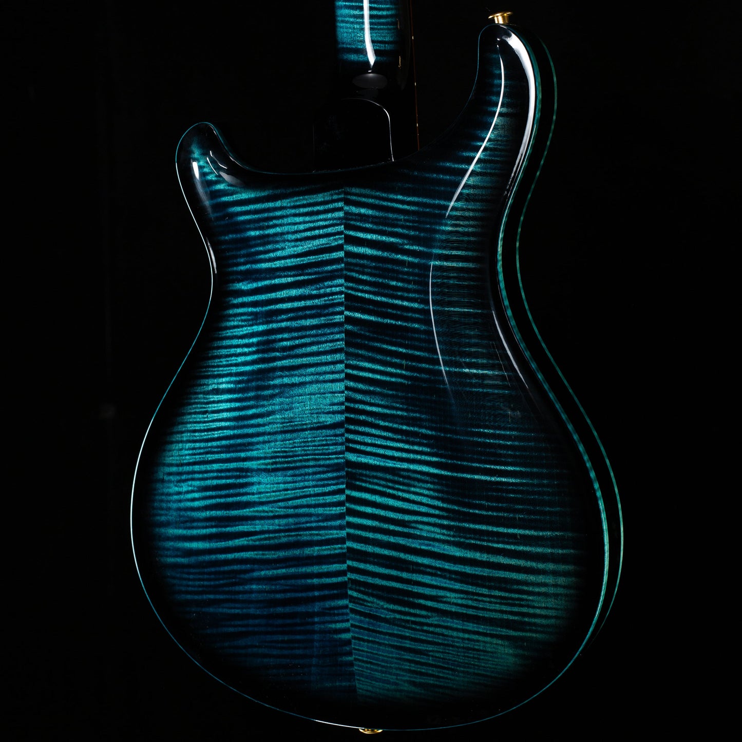 PRS Wood Library Willcutt Exclusive Hollowbody II Piezo Cobalt Smokeburst Stained Neck 10 Top Quilt (090)