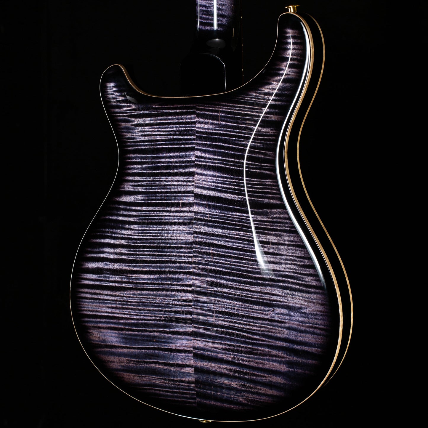 PRS Wood Library Willcutt Exclusive Hollowbody II Piezo Purple Mist Stained Neck 10 Top Quilt (091)