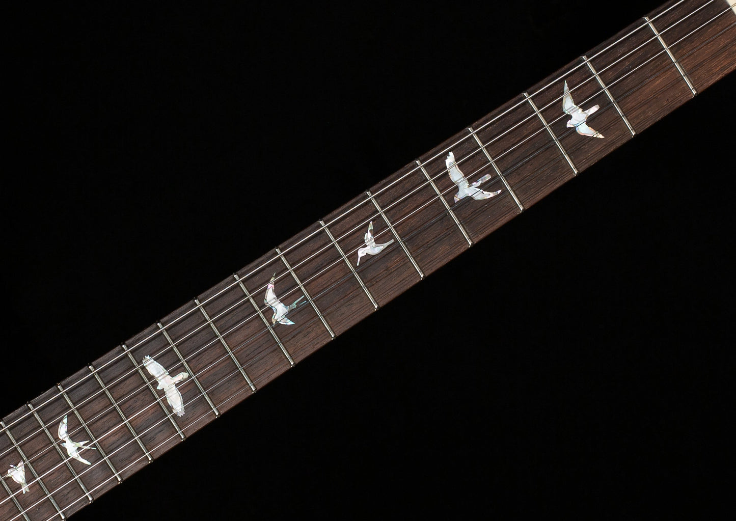 PRS Wood Library Willcutt Exclusive Hollowbody II Piezo Purple Mist Stained Neck 10 Top Quilt (091)