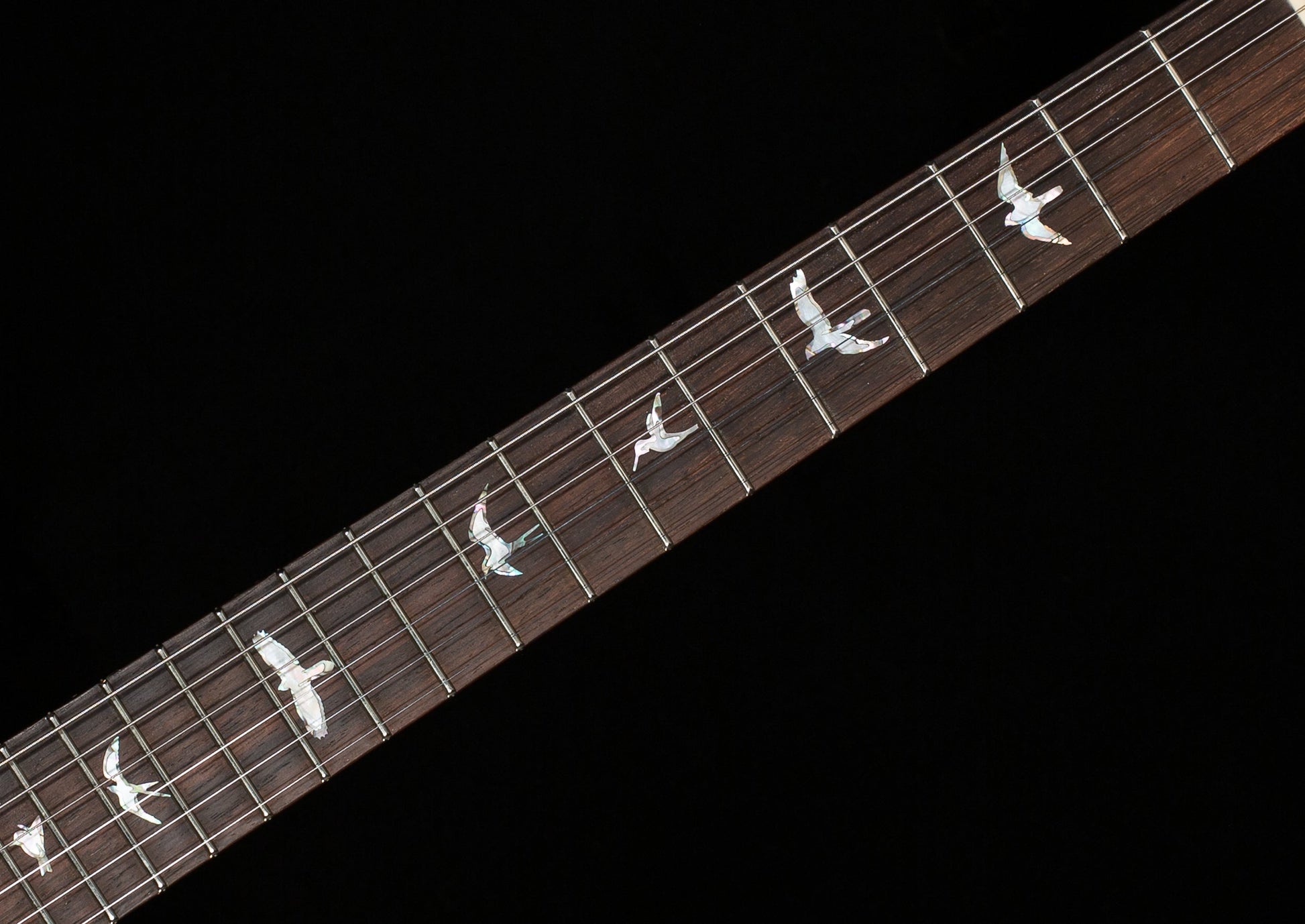 PRS Wood Library Willcutt Exclusive Hollowbody II Piezo Purple Mist Stained Neck 10 Top Quilt (091)